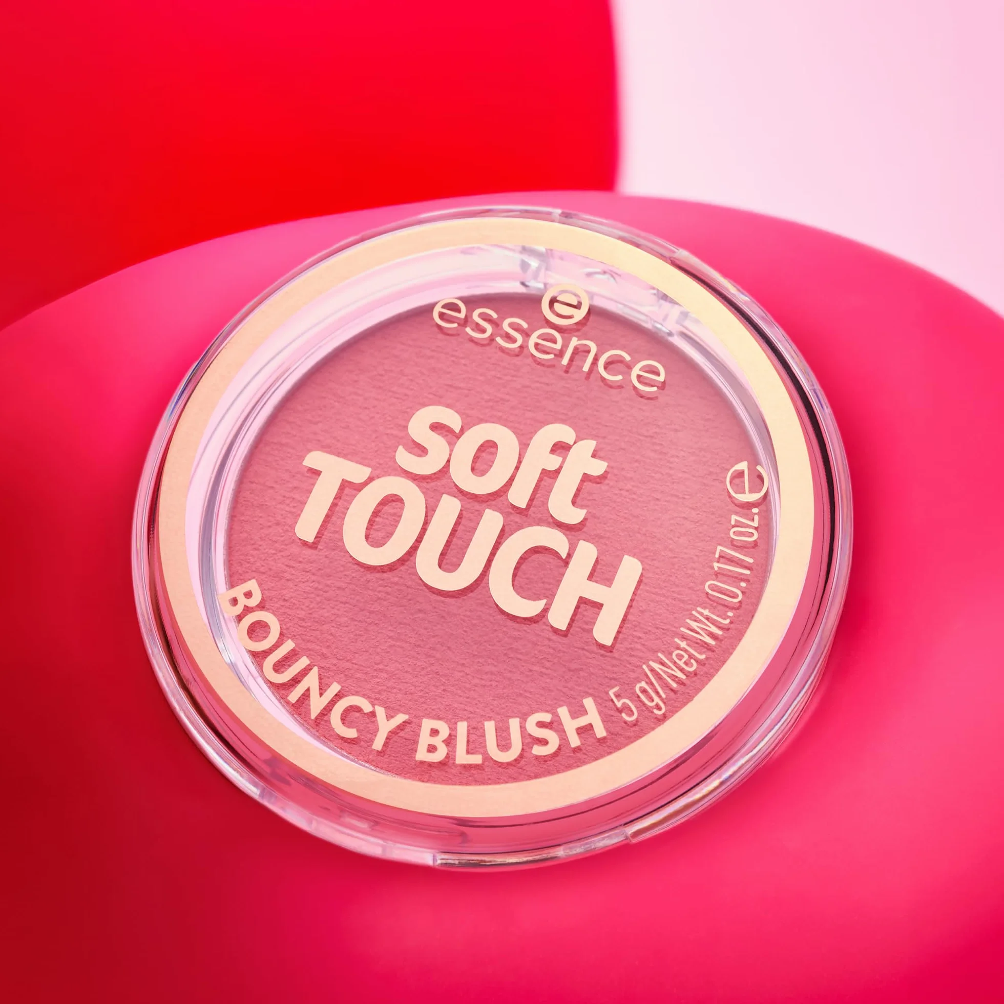 essence Róż do policzków soft TOUCH BOUNCY, długotrwały, mocno napigmentowana/y, matowy (5g)