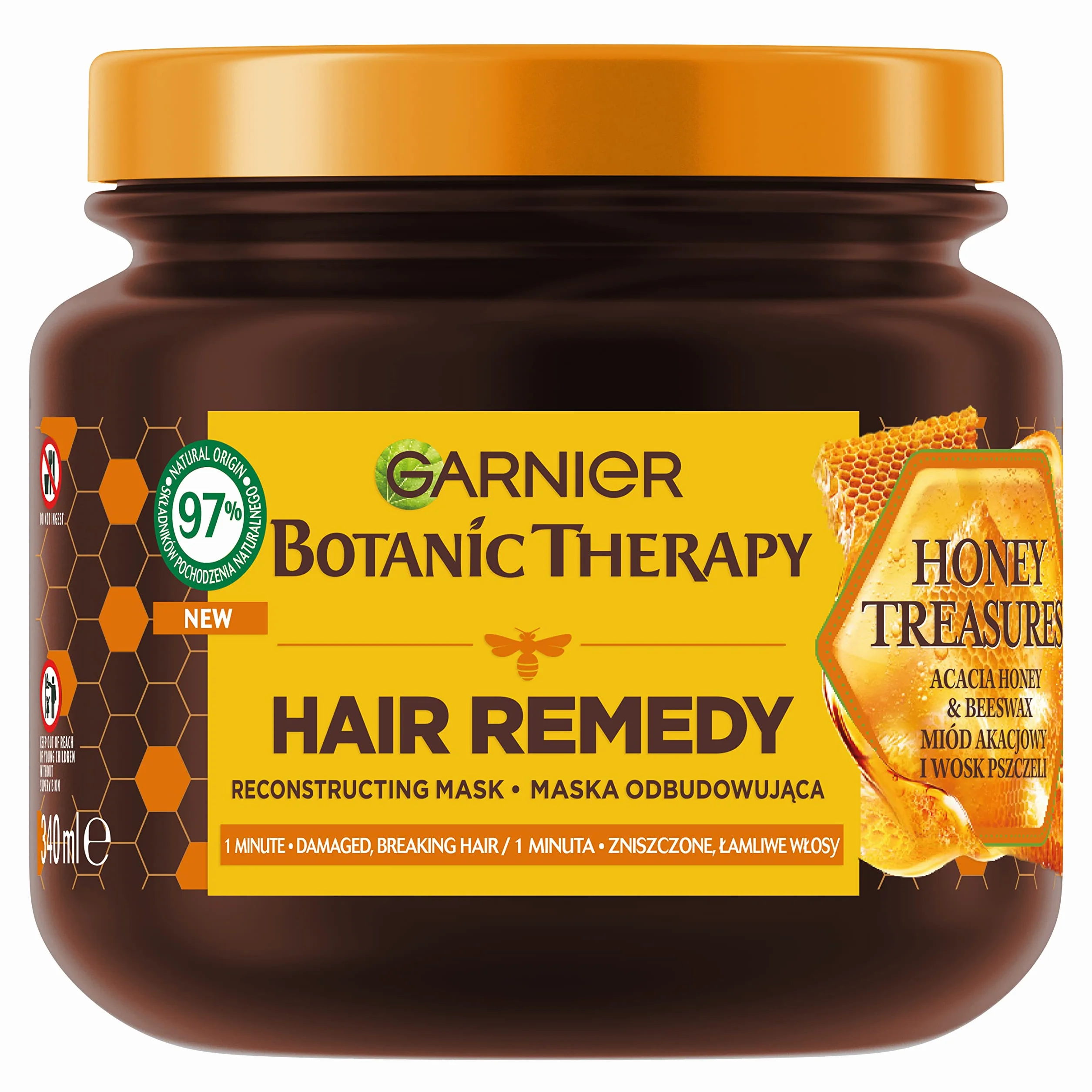 Garnier Botanic Therapy Honey Treasures maska do włosów 340 ml