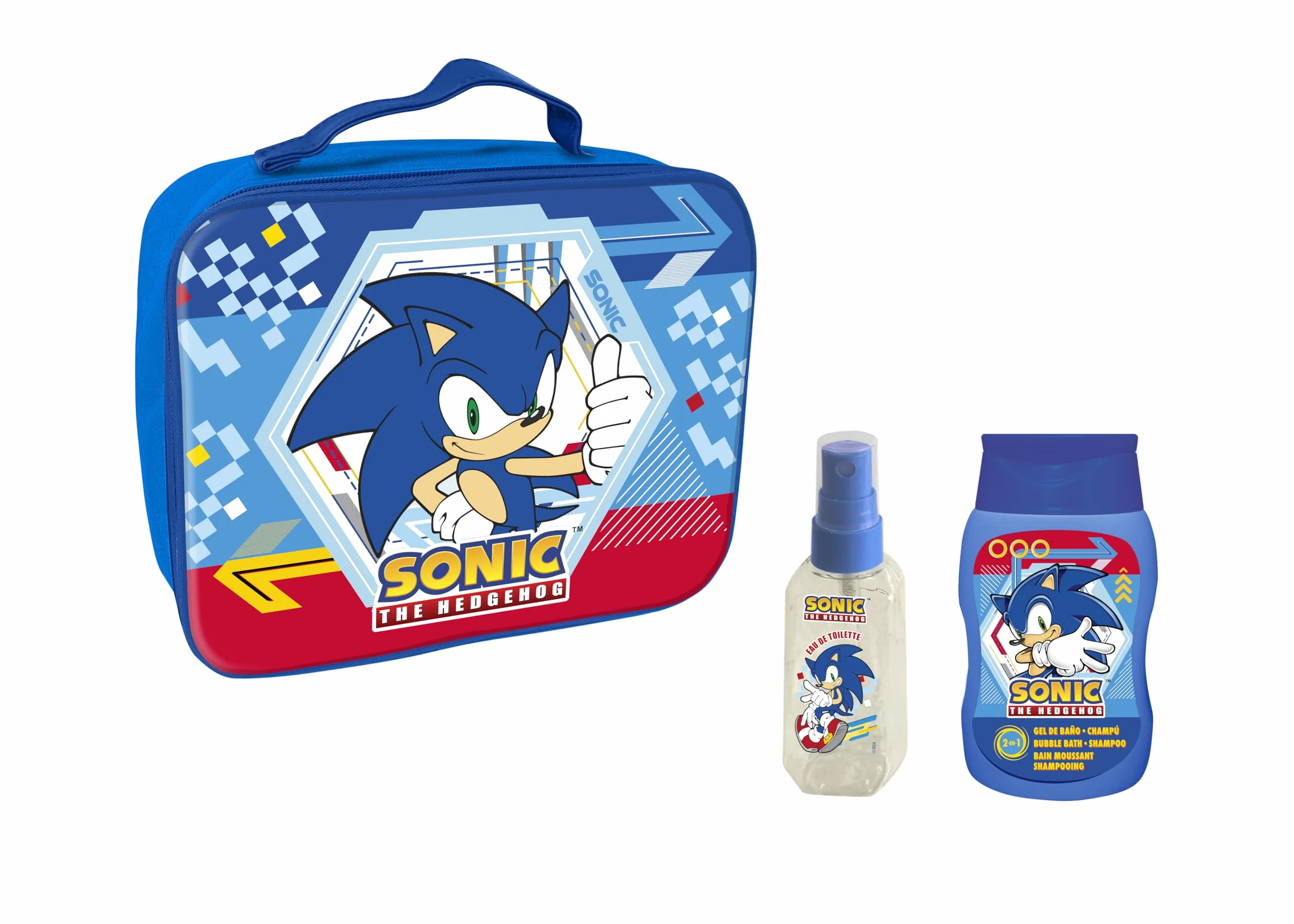 Sonic kosmetyczka dla dzieci zawierająca 90 ml Body Mist i szampon żelowy o pojemności 200 ml