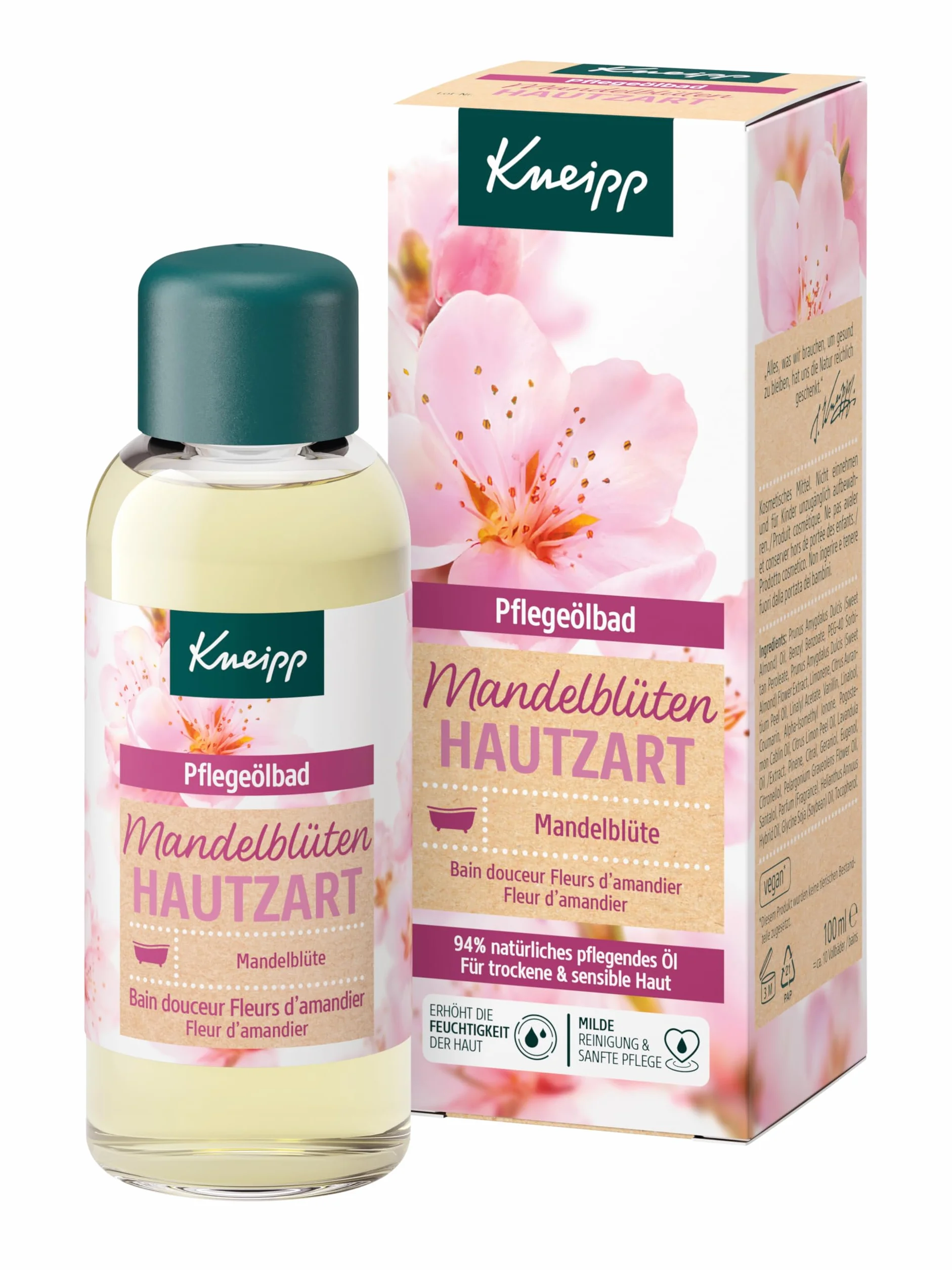 Kneipp Kwiat Migdałów Olejek do Kąpieli, 100 ml