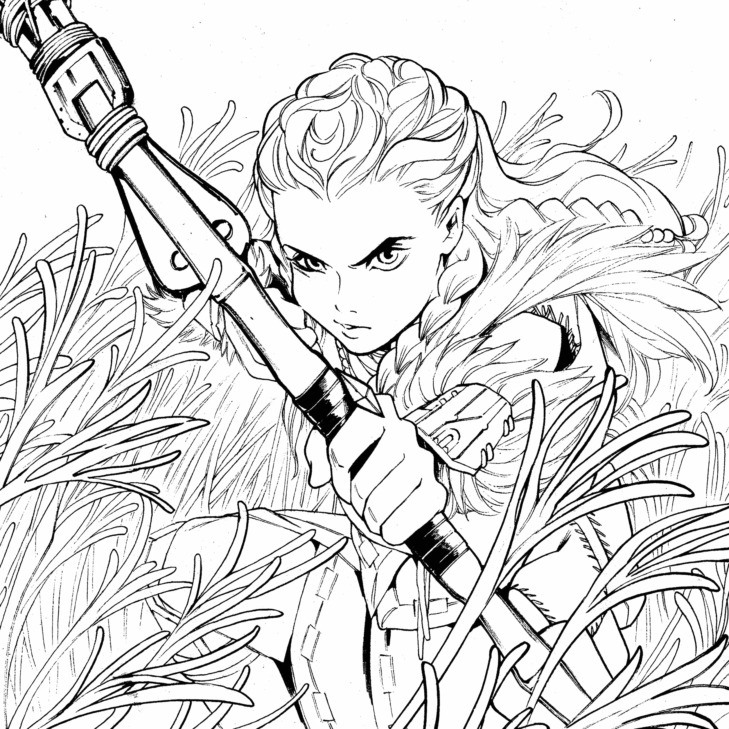 The Official Horizon Zero Dawn Coloring Book