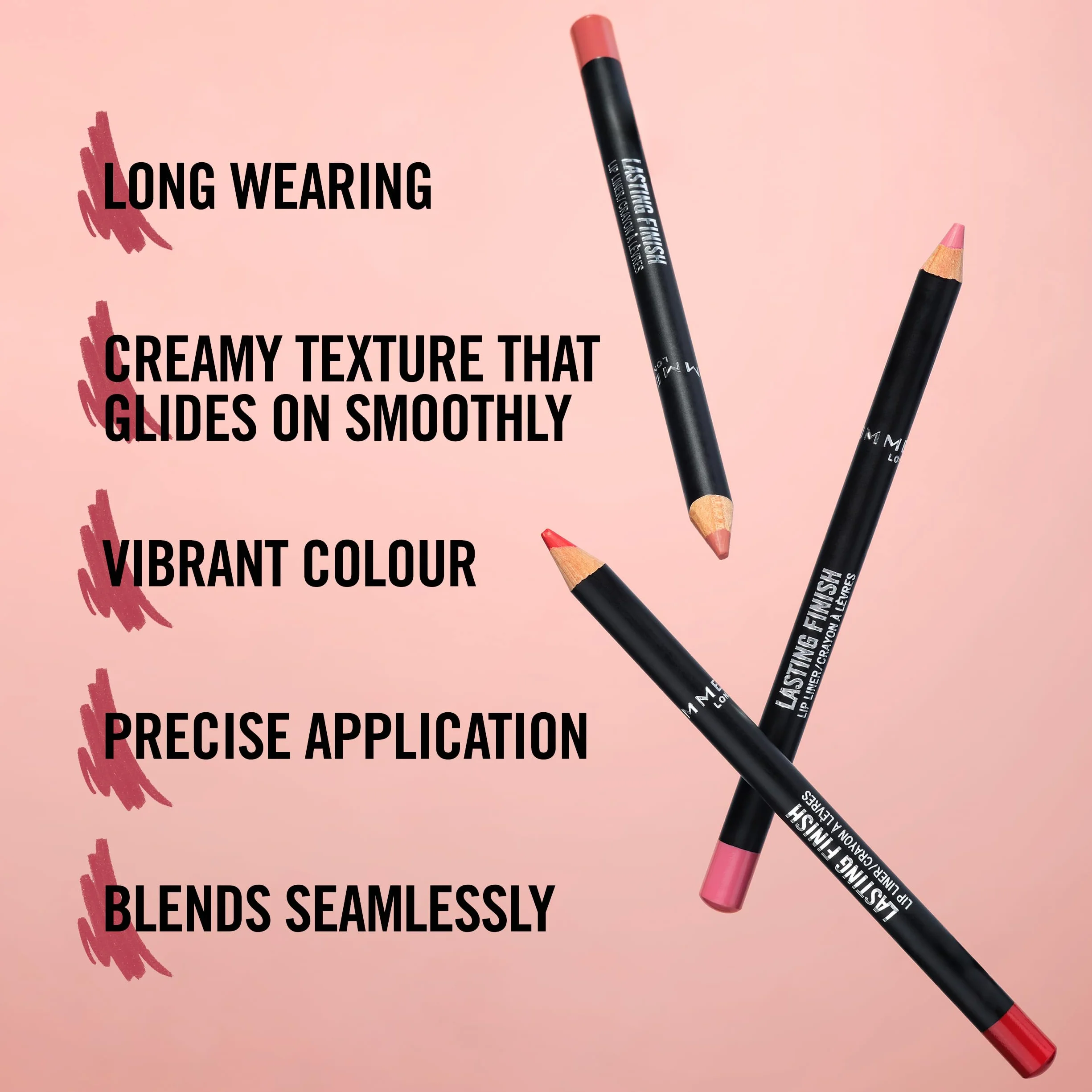 Rimmel London Lasting Finish Konturówka do Ust 580 Bitten Red 4 g