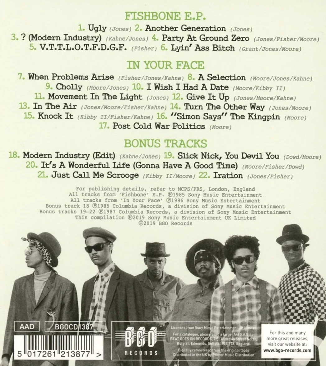 Fishbone Ep/In Your Face/Plus Bonus Tracks