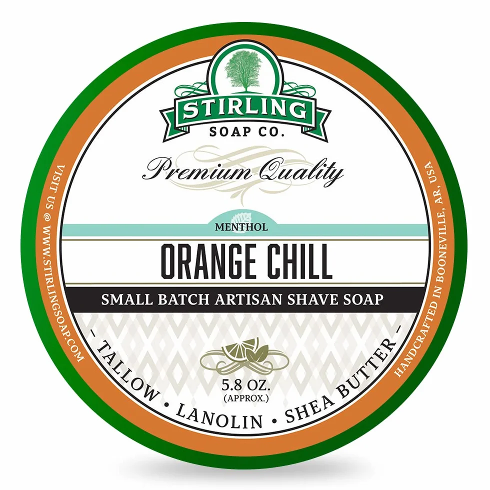 STIRLING Mydło do golenia Orange Chill 170 ml
