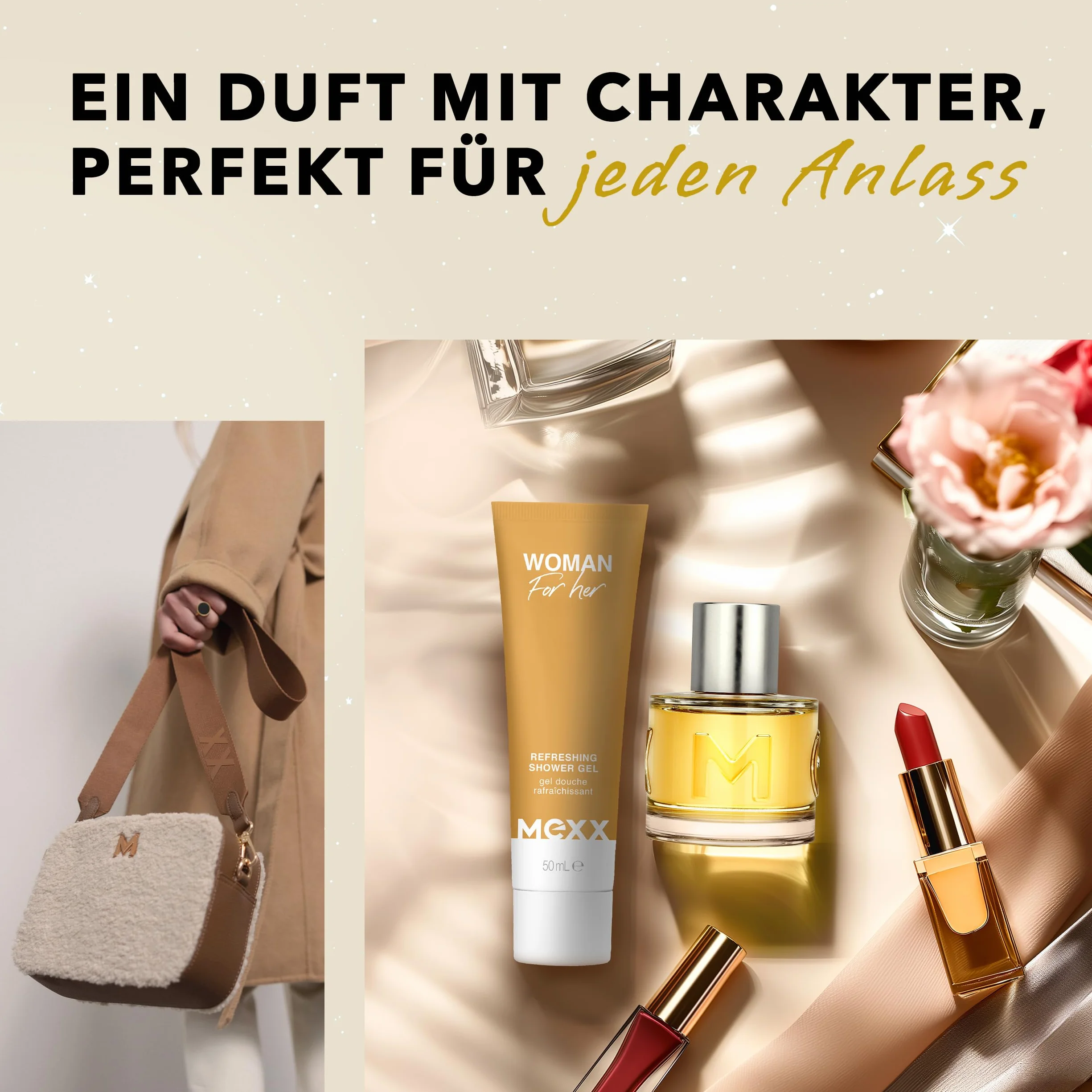 MEXX Opakowanie prezentowe Woman Eau de Toilette 20 ml + żel pod prysznic 50 ml