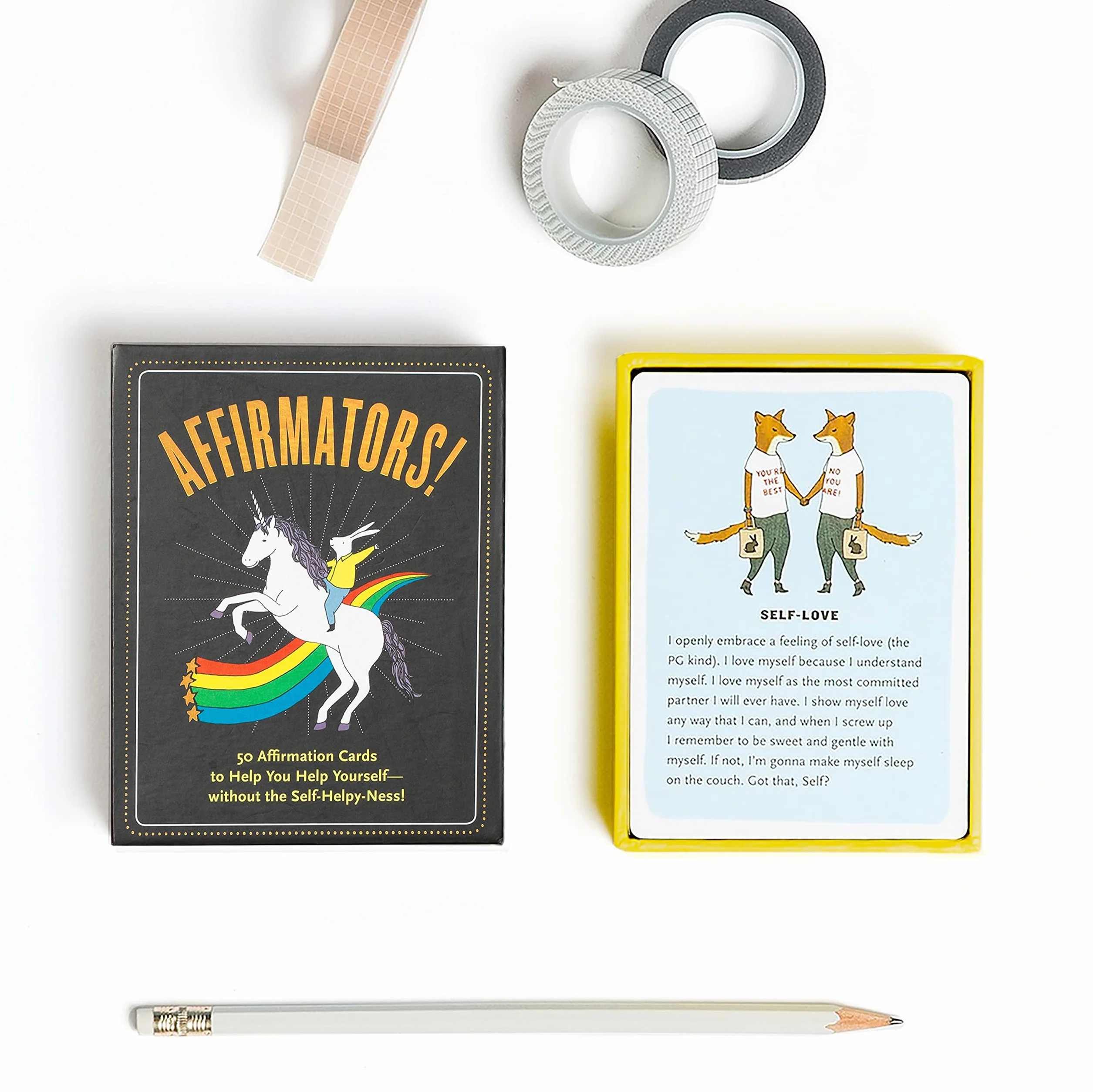 Affirmators! 50 Affirmation Cards Deck Self-Help