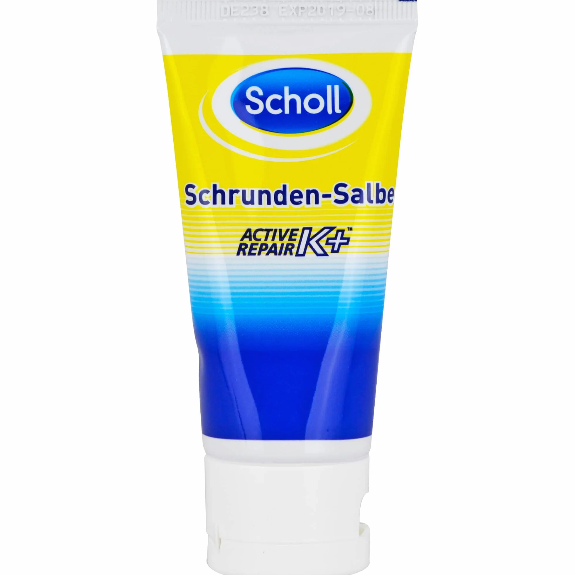 Scholl Active Repair K+ maść na pękanie skóry na szorstkich, suchych i popękanych piętach – z 25% mocznikiem i keratyną – działa od pierwszego dnia – 1 x 60 ml krem do stóp