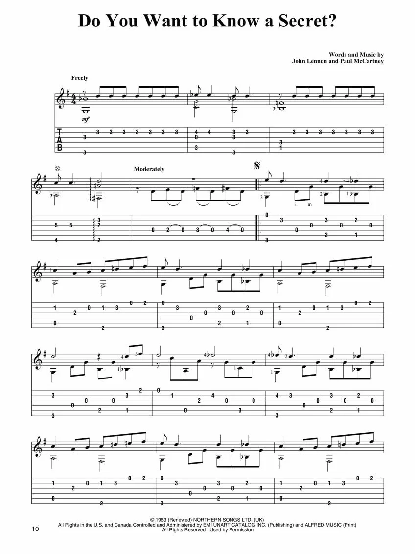 THE BEATLES: For Easy Classical Guitar