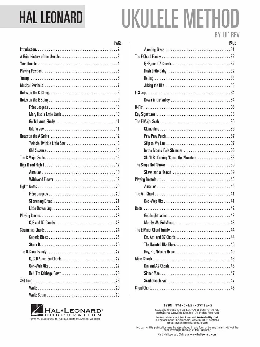 Hal leonard ukulele method book 1 ukulele