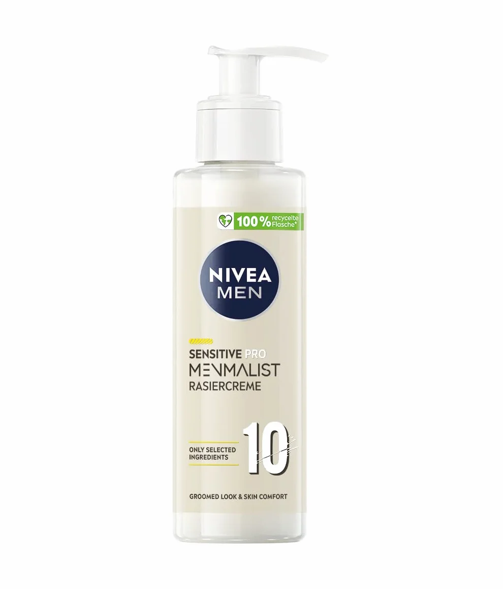 NIVEA MEN Sensitive Pro Menmalist krem do golenia 200 ml żel do golenia łagodna formuła