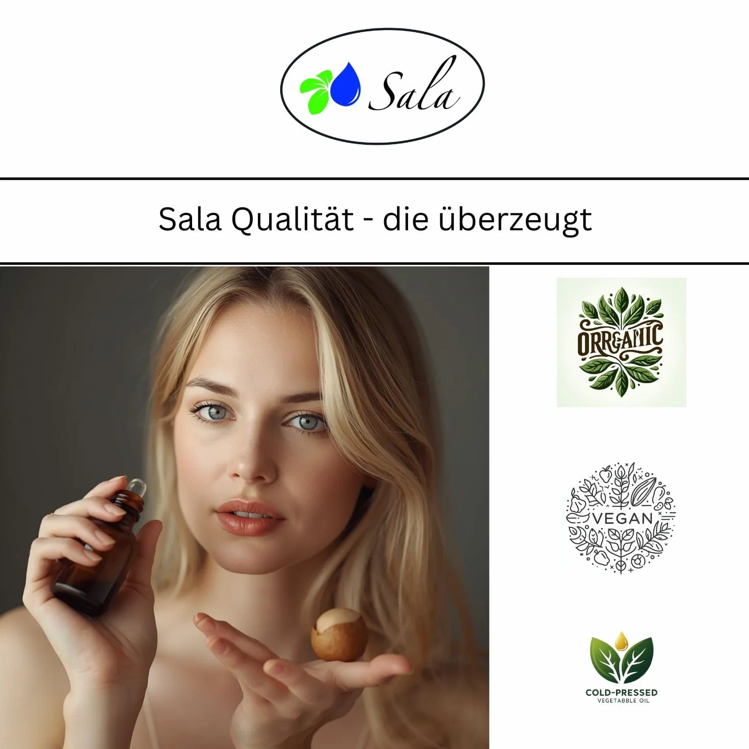 Sala Olej jojoba tłoczony na zimno bio butelka PET 100 ml
