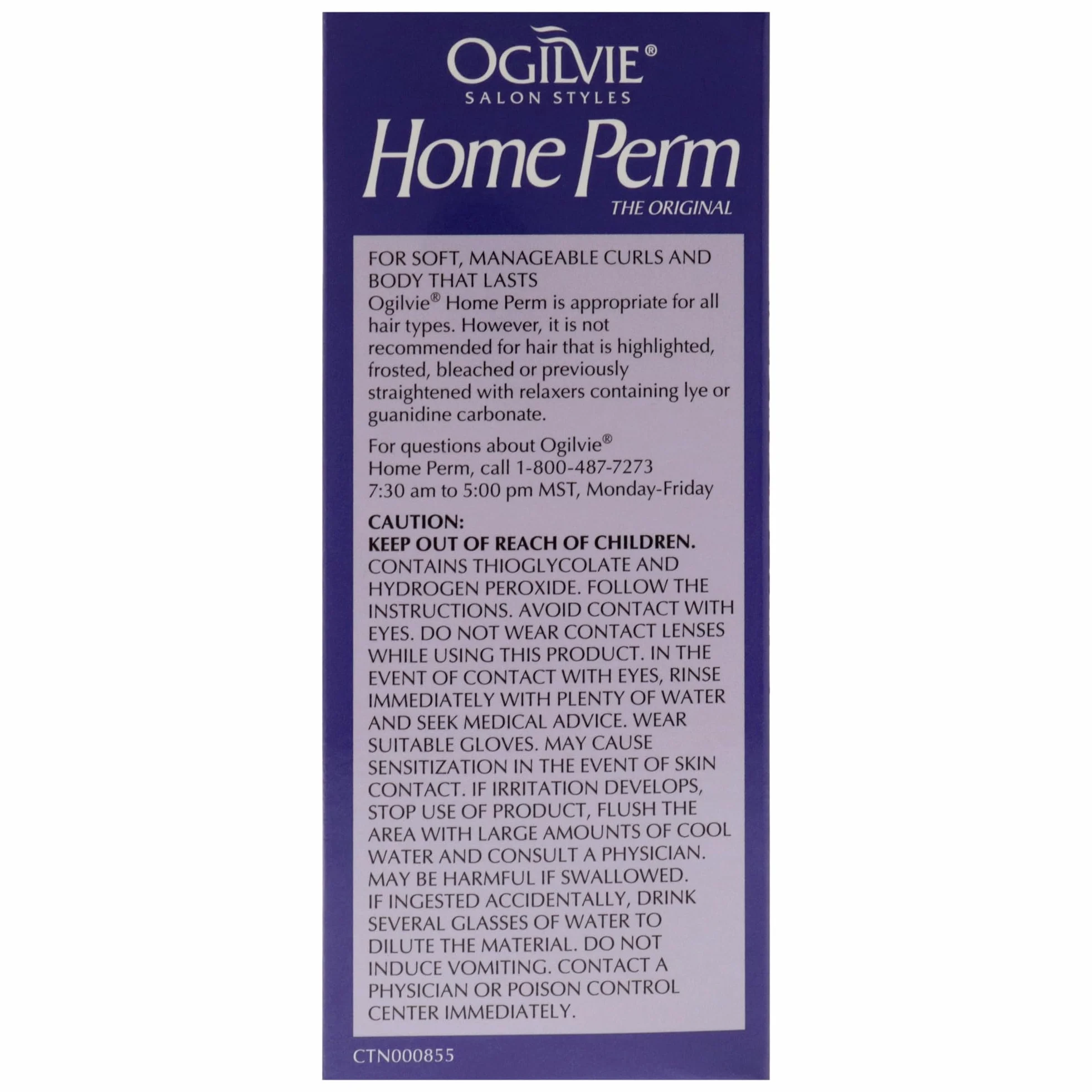 Ogilvie The Original Home Perm Zestaw permanentny do włosów długotrwałe loki i fale