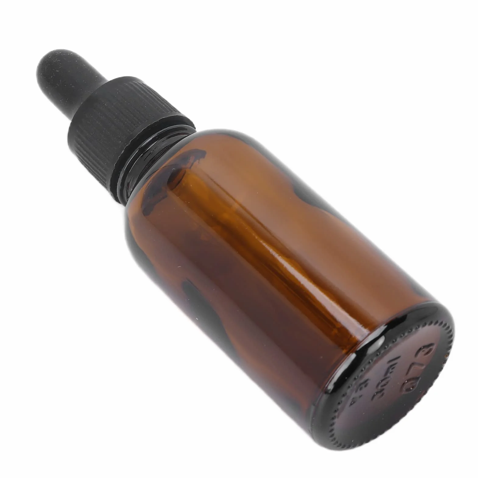 Sonew Pusta butelka na olejek eteryczny do wielokrotnego napełniania, 2 rozmiary brązowe mini przenośne perfumy DIY serum do twarzy perfumy zakraplacz butelka akcesoria (#2)