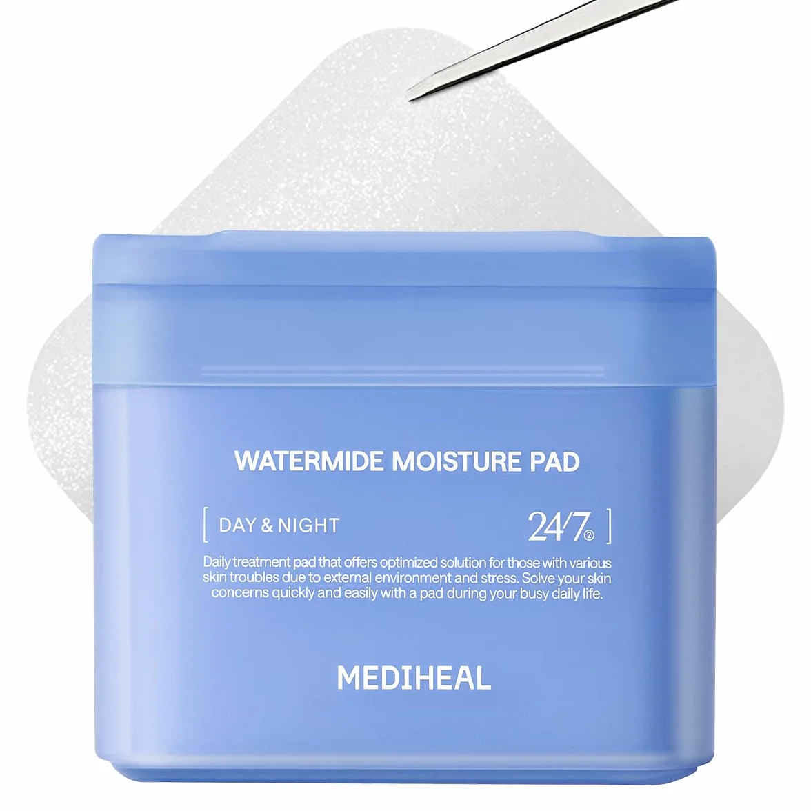 Mediheal Watermide płatki nawilżające bawełniane kwadratowe 100 sztuk