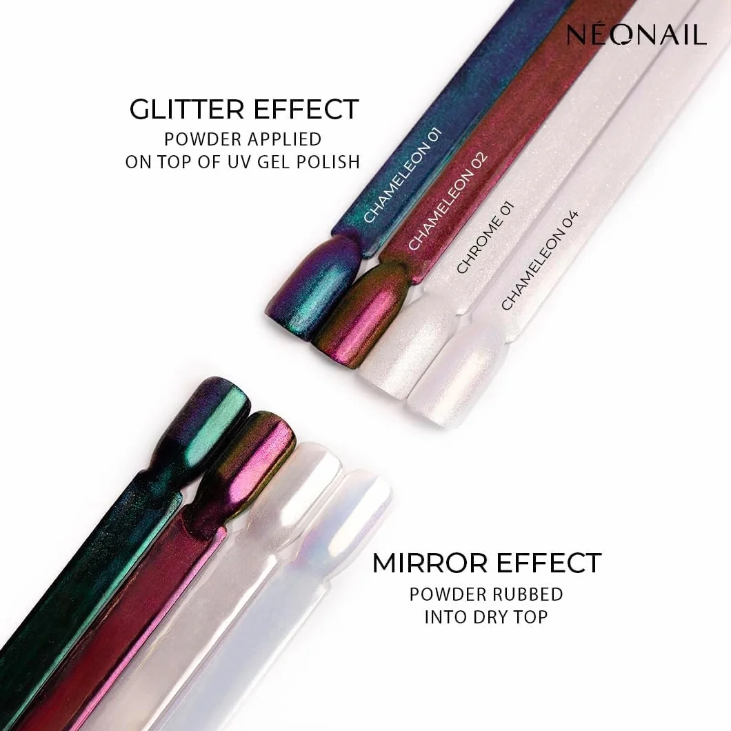 NEONAIL Pyłek w płynie Chameleon 01 - Liquid Nail Powder - Fioletowy, Niebieski - 6,5 ml