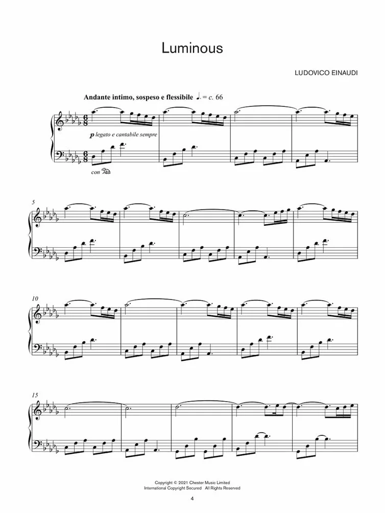 Ludovico einaudi : underwater - piano