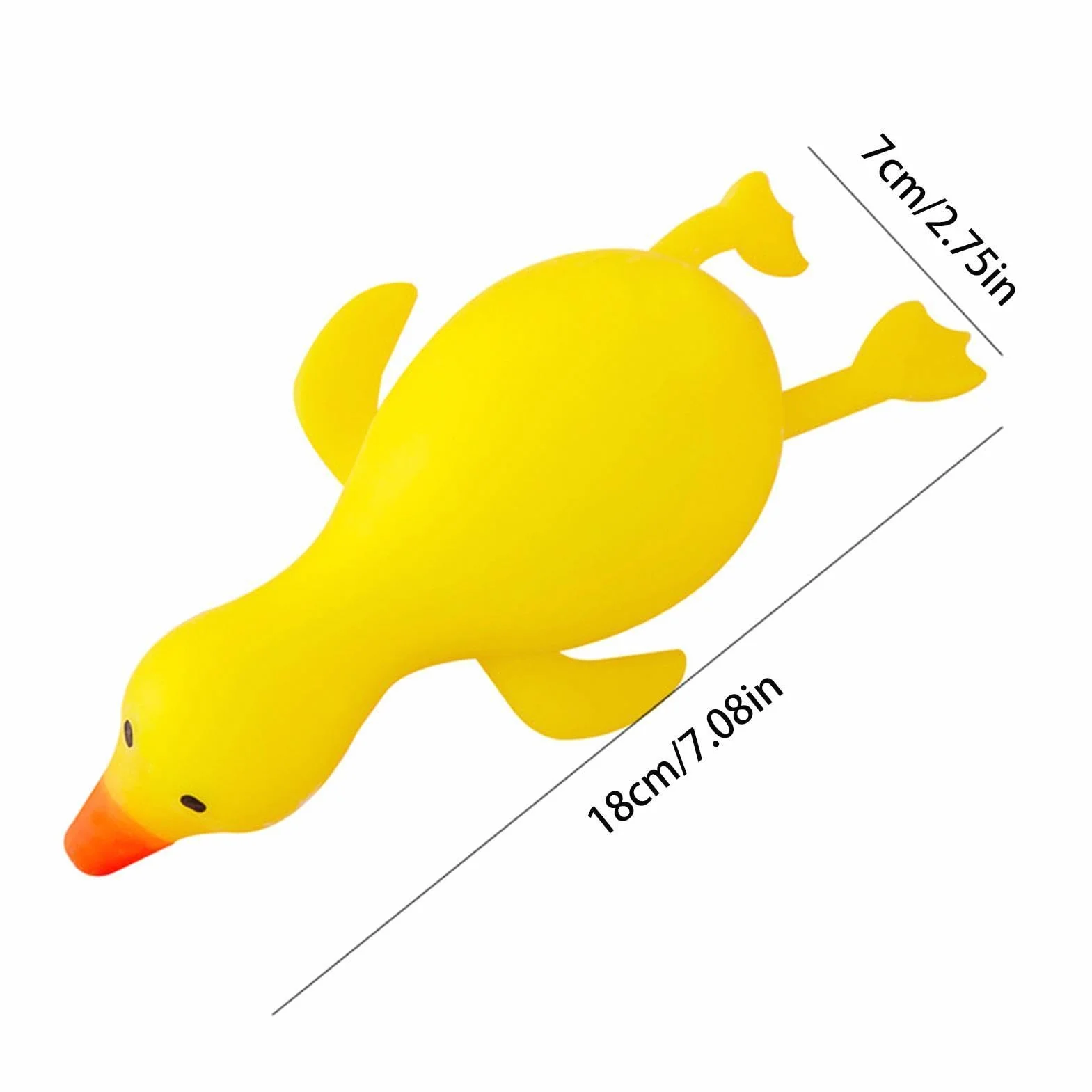 Duck Stress Relief Toy Squeezing Sensory Soft Animal for Kids