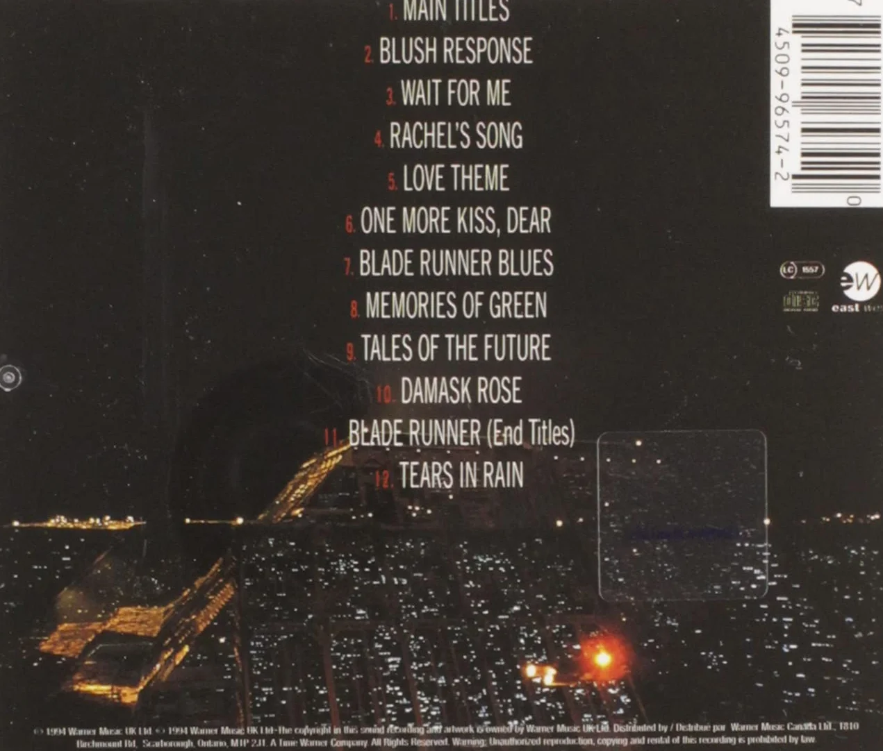 Blade Runner (Music From The Original Soundtrack)