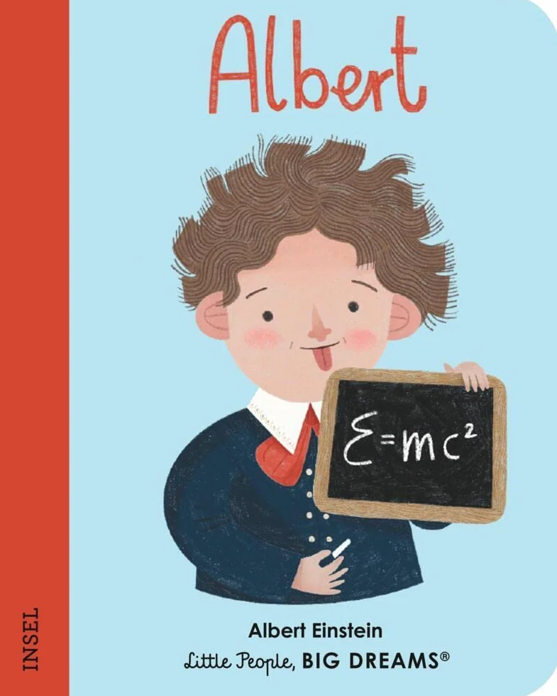 Albert Einstein - Little People, BIG DREAMS. Mini (Deutsche Ausgabe): Pappbilderbuch mit abgerundeten Ecken für Kinder von 1 bis 3 Jahren