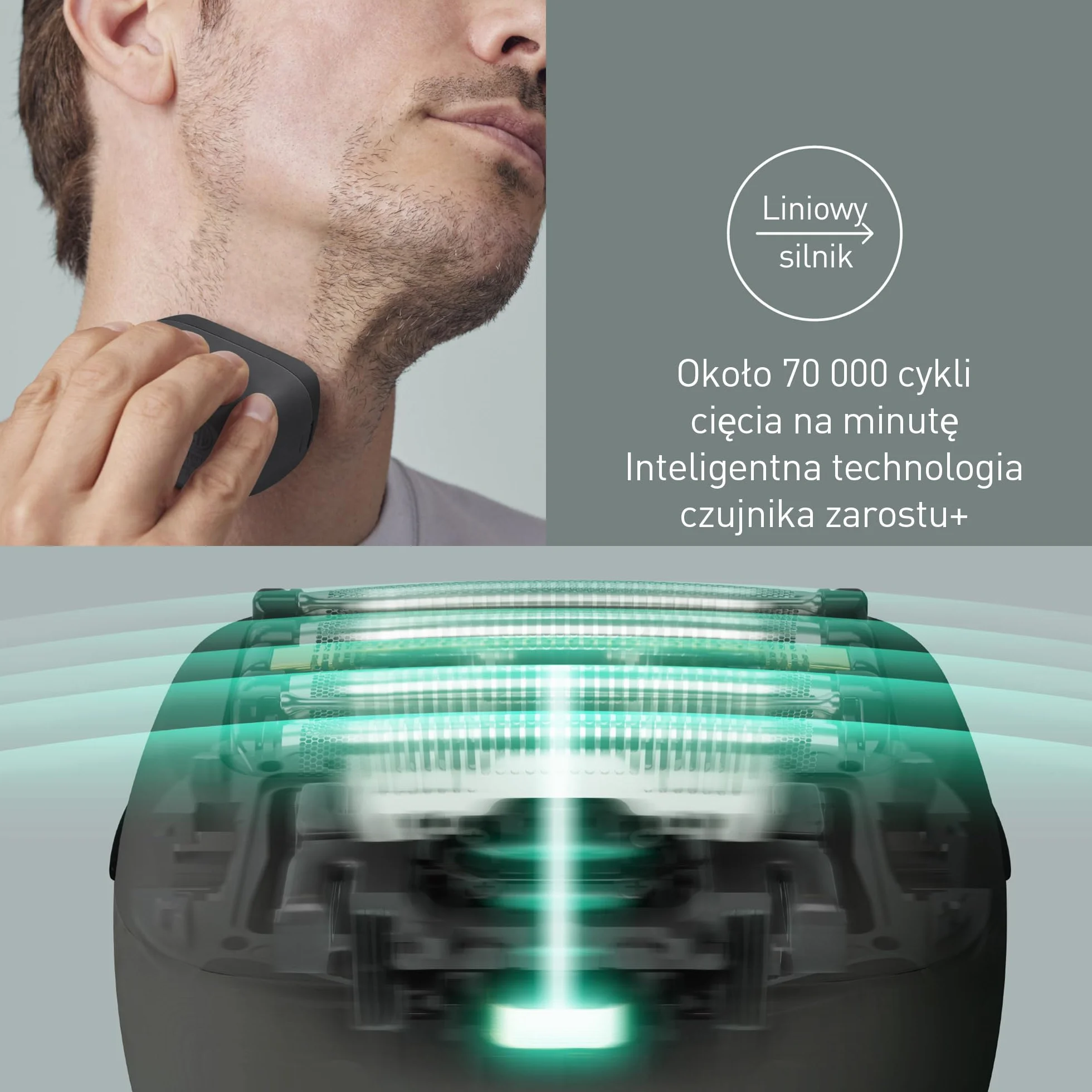 Golarka Panasonic ES-PV3B-K803 Series 900s, Golenie na Mokro i Sucho, 5-Ostrzowa Golarka Elektryczna Dla Mężczyzn, Inteligentny Czujnik Zarostu, USB-C, Etui, Matowa Czerń