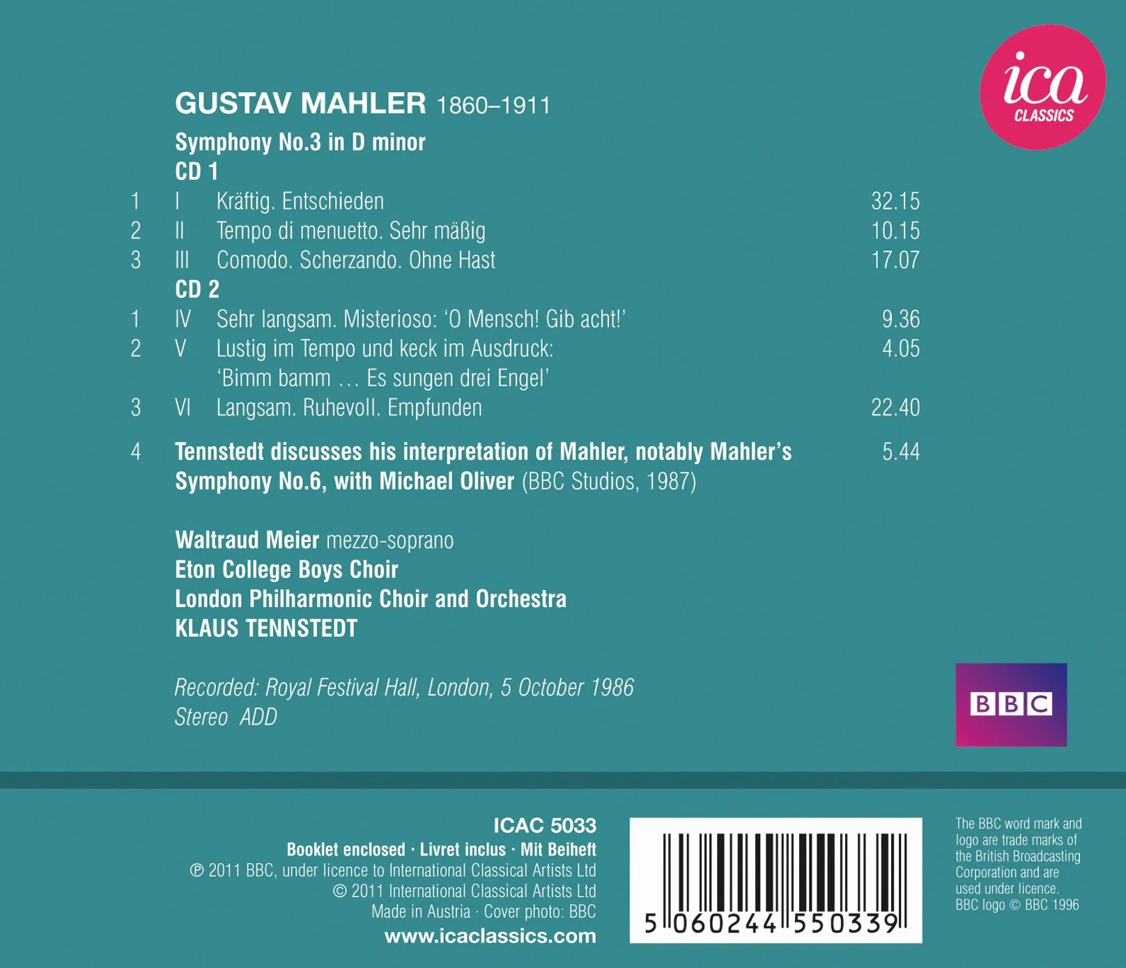 Mahler: Symphony No. 3