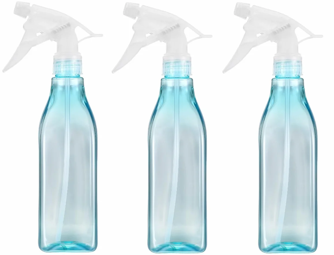 Butelki z atomizerem, 3 szt. 450ml Butelka do roszenia roślin, Butelka z wodą, Plastikowy atomizer, Puste, wielokrotnego dozowniki do kwiatów do roślin, ogrodu, włosów, fryzjera
