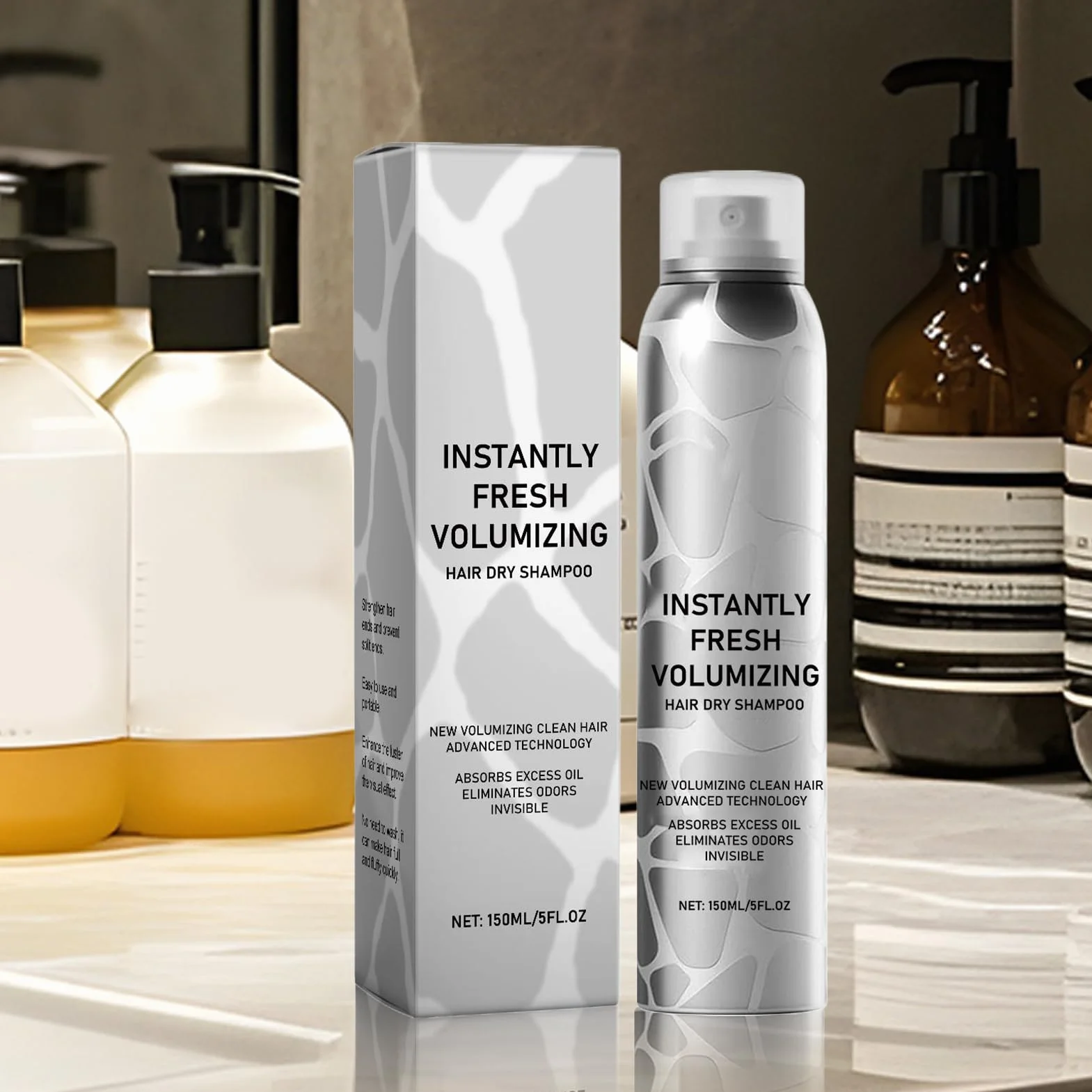 Suchy szampon dla kobiet Instantly Freshes Volumizing Hair Dry Szampon podróżniczy objętość