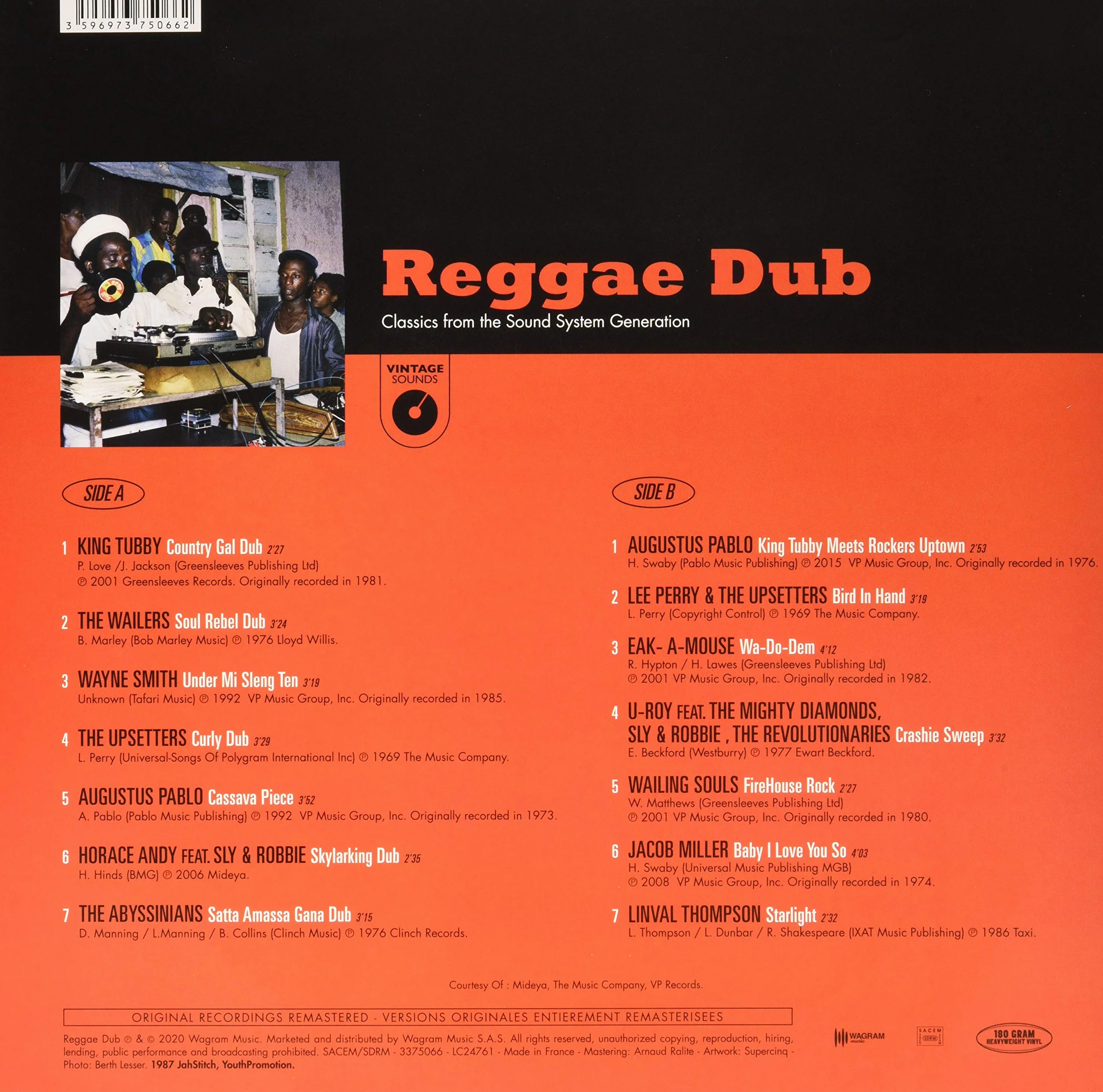 REGGAE DUB CLASSICS FROM THE REGGAE DUB