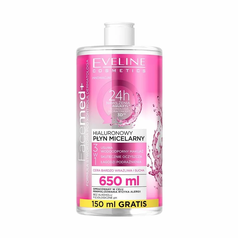 Eveline Cosmetics Hialuronowy płyn micelarny