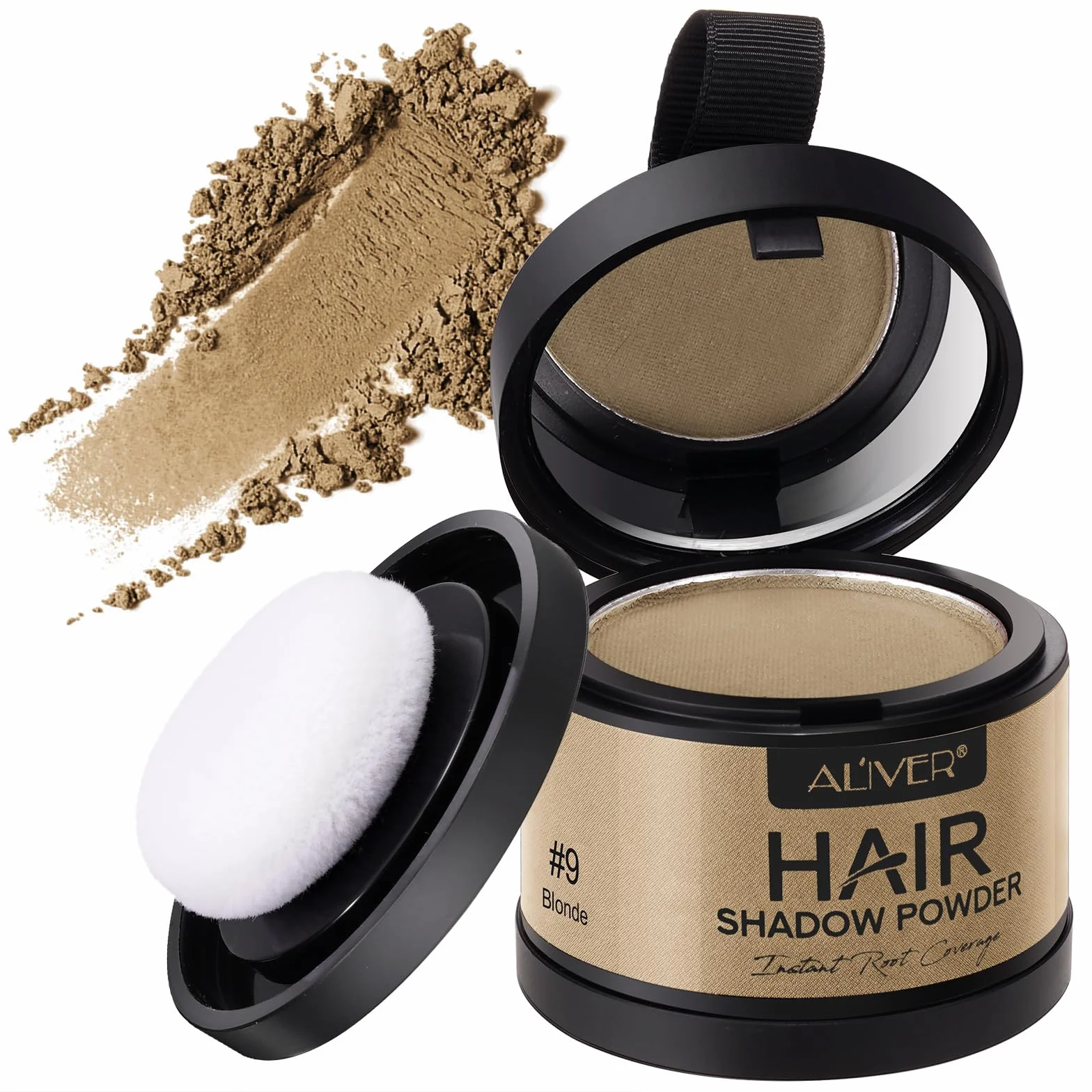 Włosy do zagęszczania włosów blond, 4 g, puder do zagęszczania włosów, dla kobiet i mężczyzn, odporny na wiatr i wodę do kaszerowania (blond 9#)