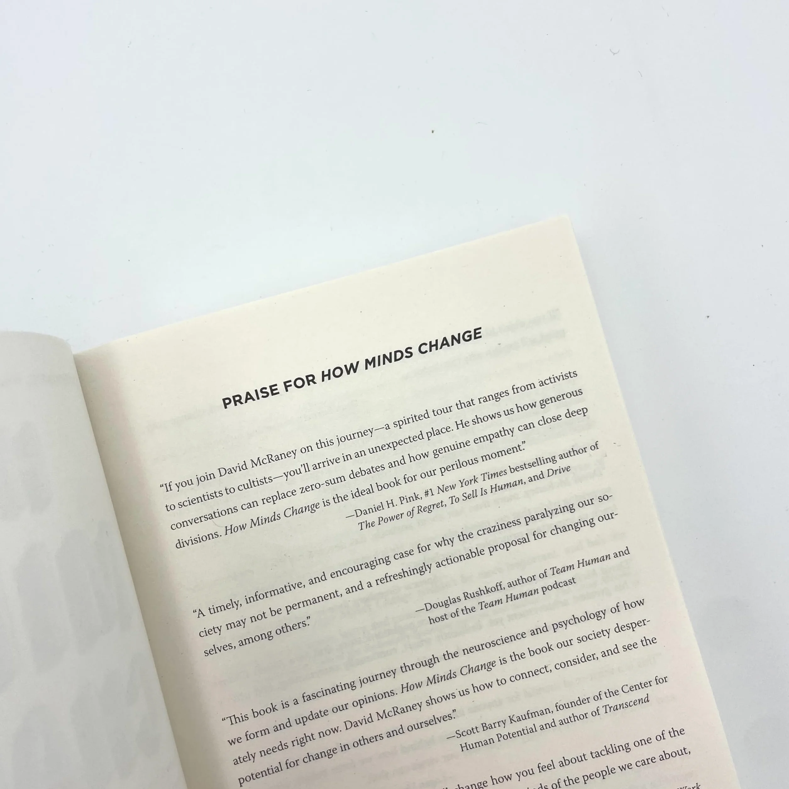 How Minds Change: The New Science of Belief, Opinion and Persuasion