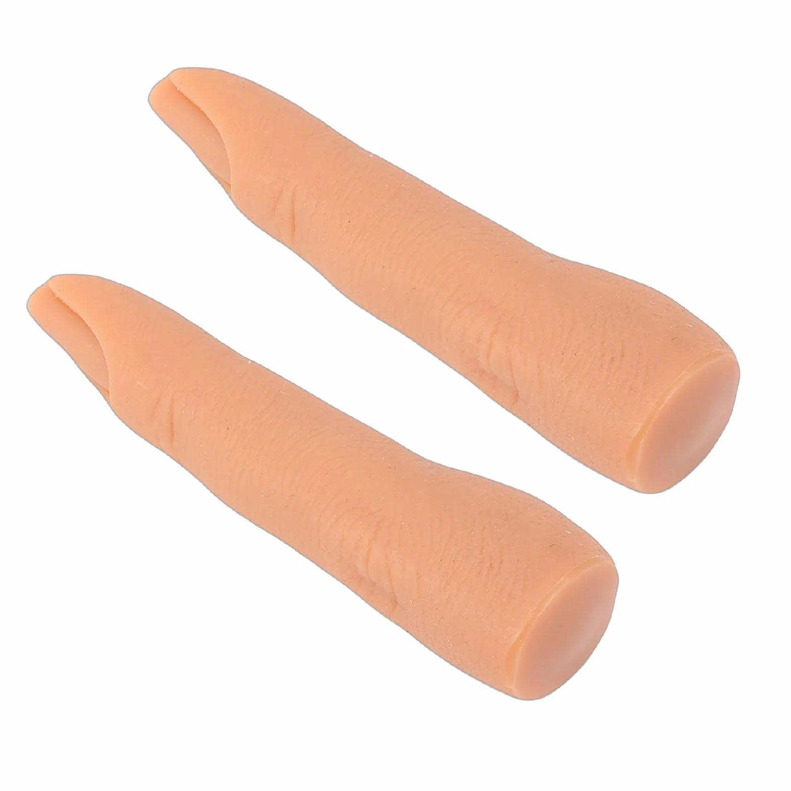 Yinhing Palec do ćwiczeń Paznokci, 2 szt. Elastyczny, Zginany Silikonowy Manicure Model Sztucznego Palca z Wbudowanymi Stawami, do ćwiczeń Zdobienia Paznokci Początkujący Profesjonaliści