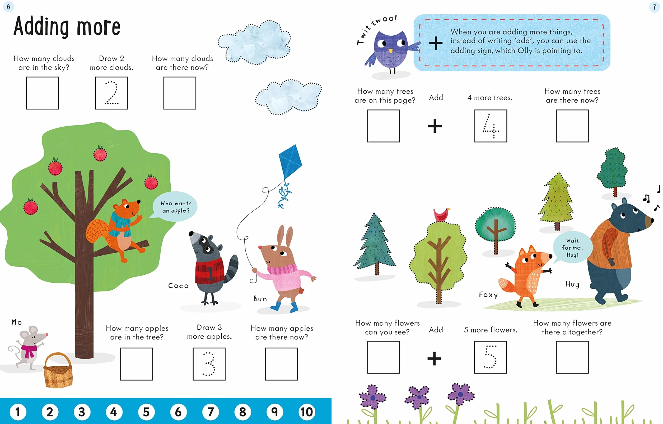 Usborne Workbooks Adding 5-6