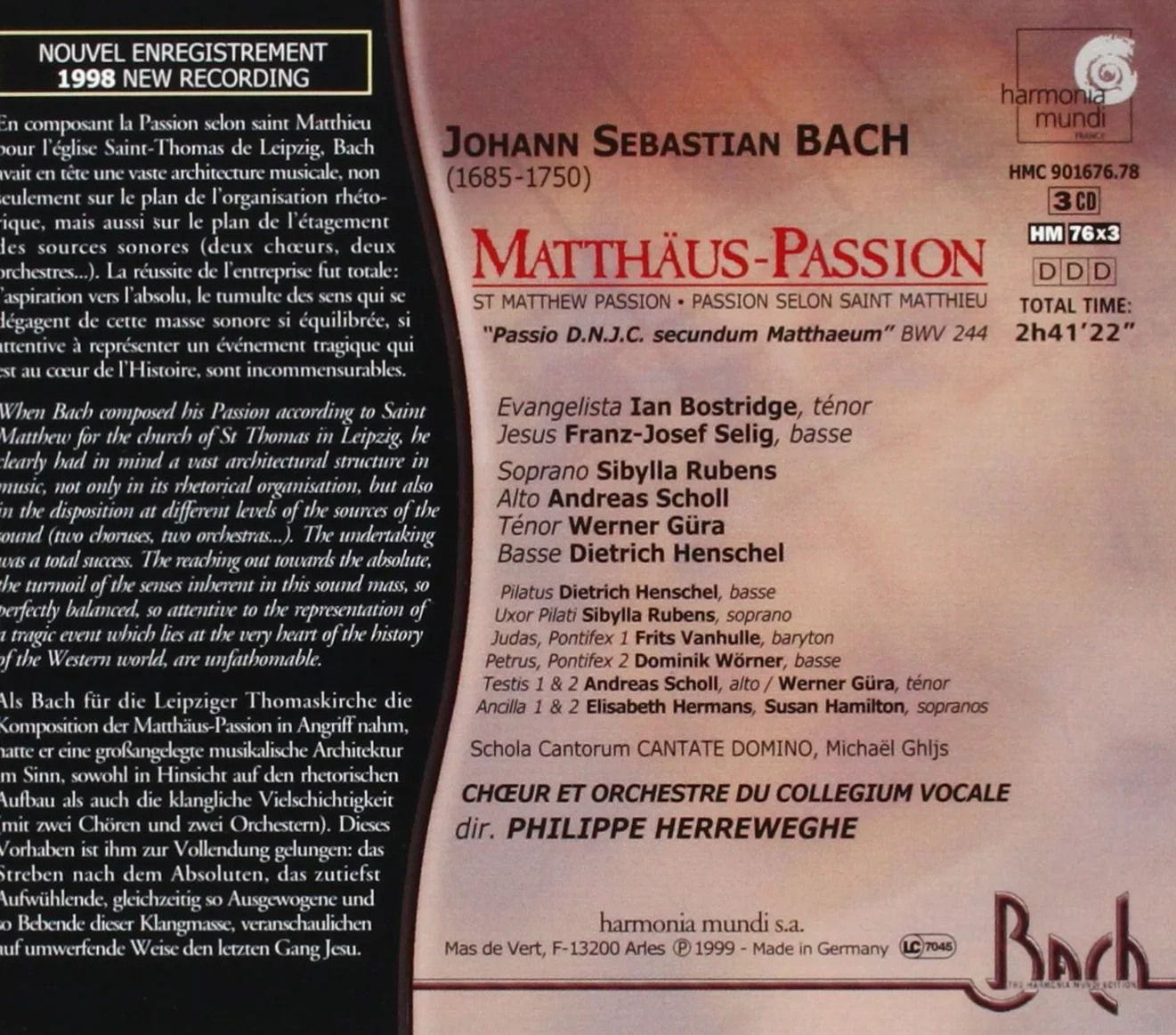 J. S. Bach: Matthaus-Passion