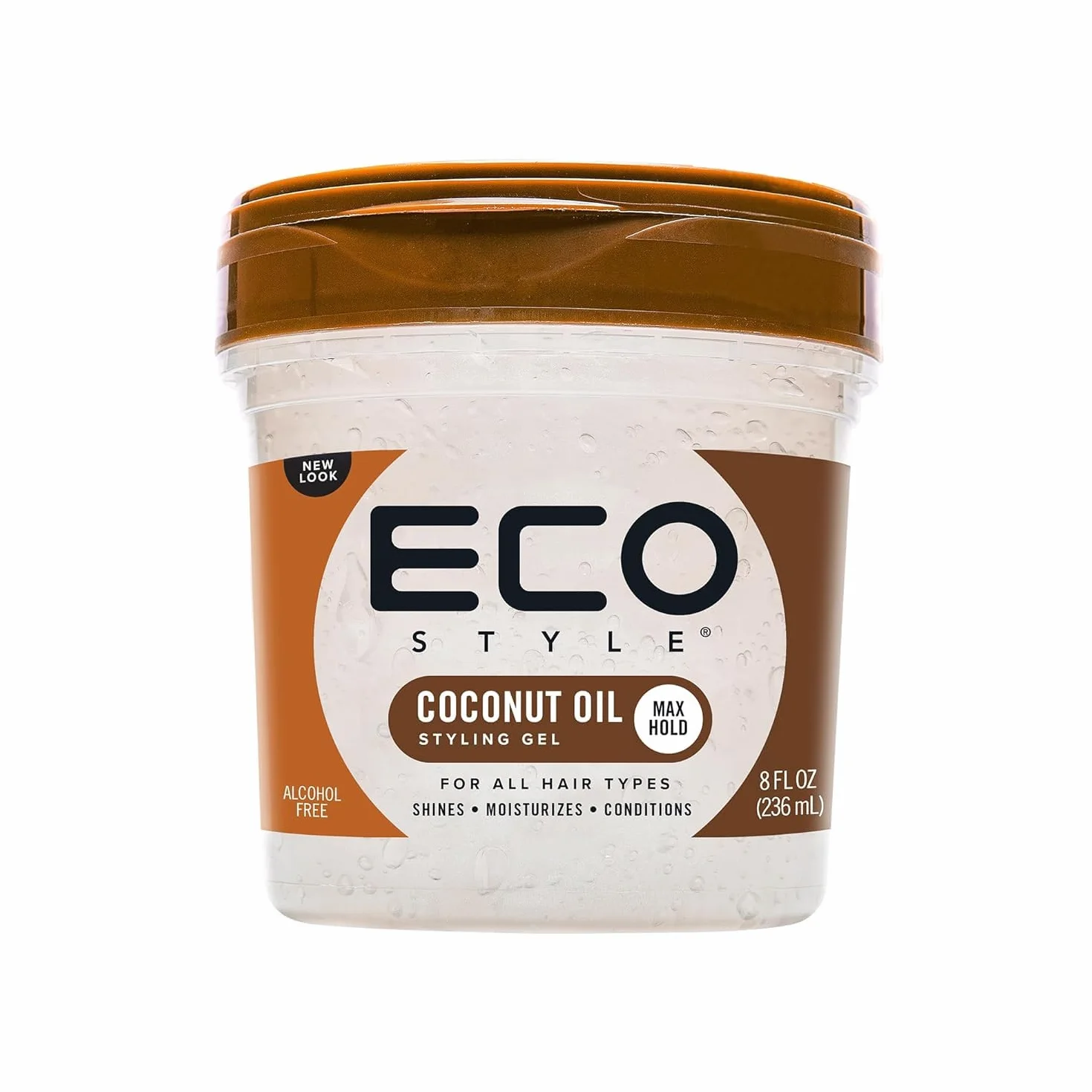 Ecoco Eco Style Gel Oil kokosowy Bez alkoholu 8 oz 236 ml