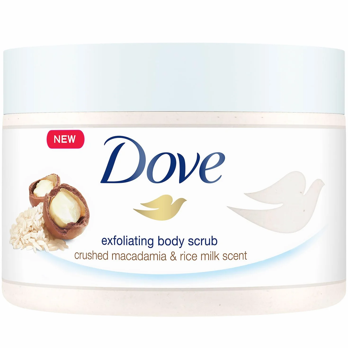 Dove peeling do ciała macadamia