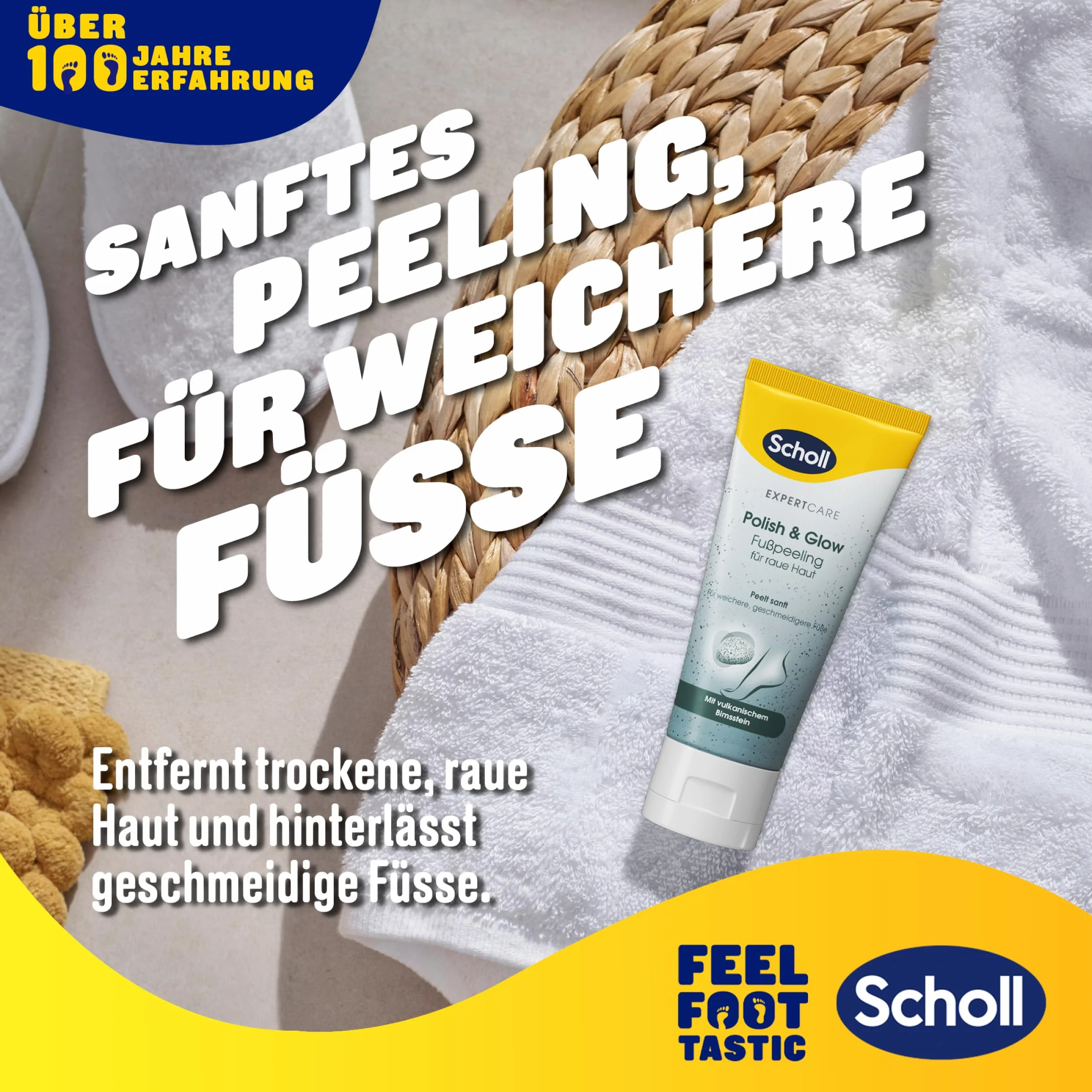 Scholl EXPERTCARE peeling do skóry suchej i zrogowaciałej 75 ml