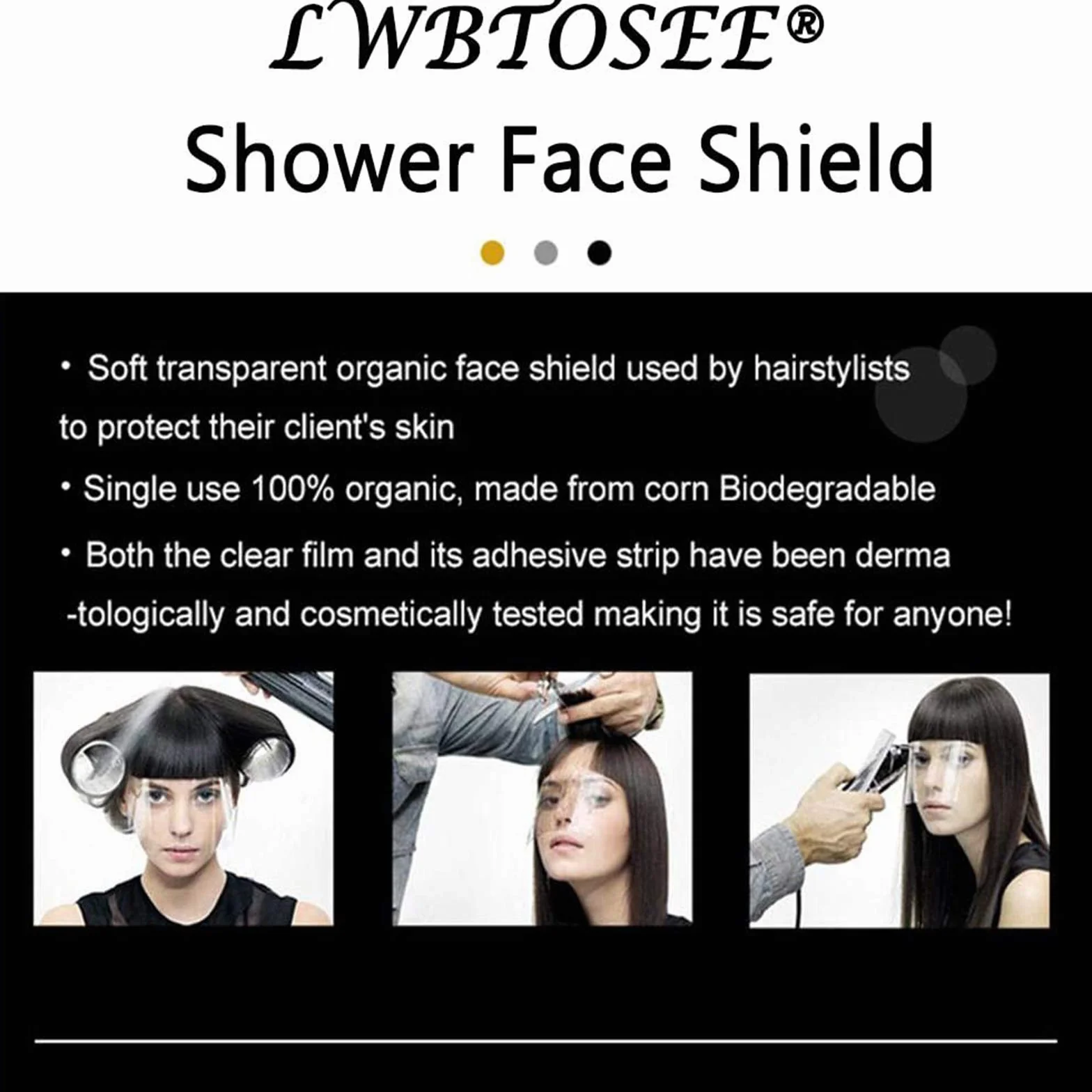 Friseur przezroczysty spray do włosów, ochrona wyświetlacza, maska do makijażu, Barber, spray do włosów, maska do cięcia włosów, narzędzie do salonu fryzjerskiego (100 szt.)