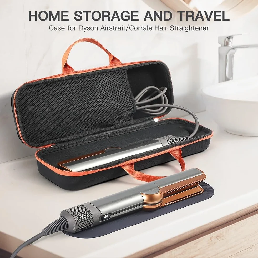 Elegancka twarda torba ochronna do Dyson Airstrait HT01 niebieska