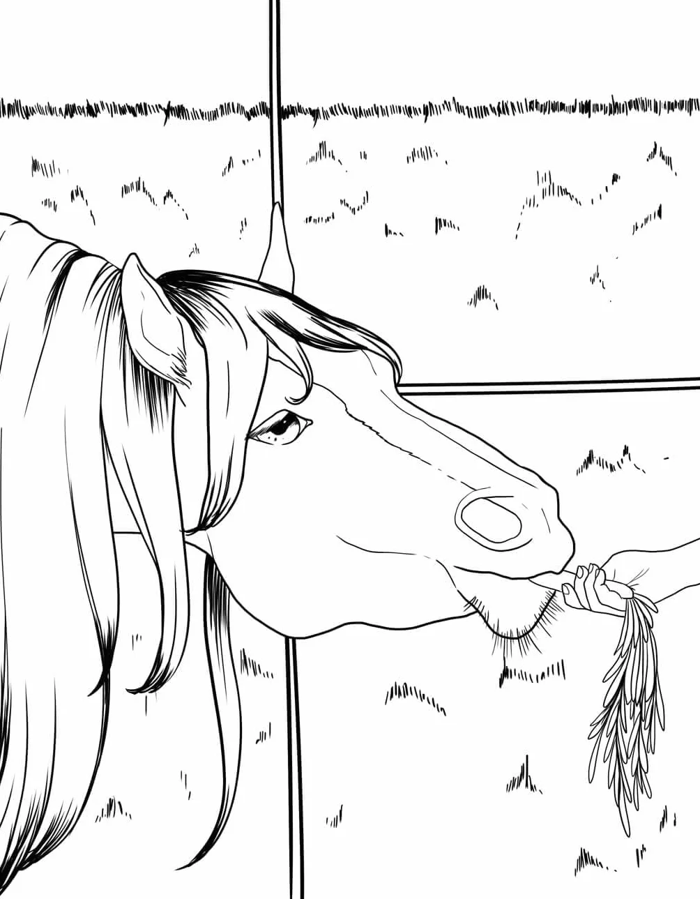 Horse Coloring Book: For Kids Ages 9-12: 4
