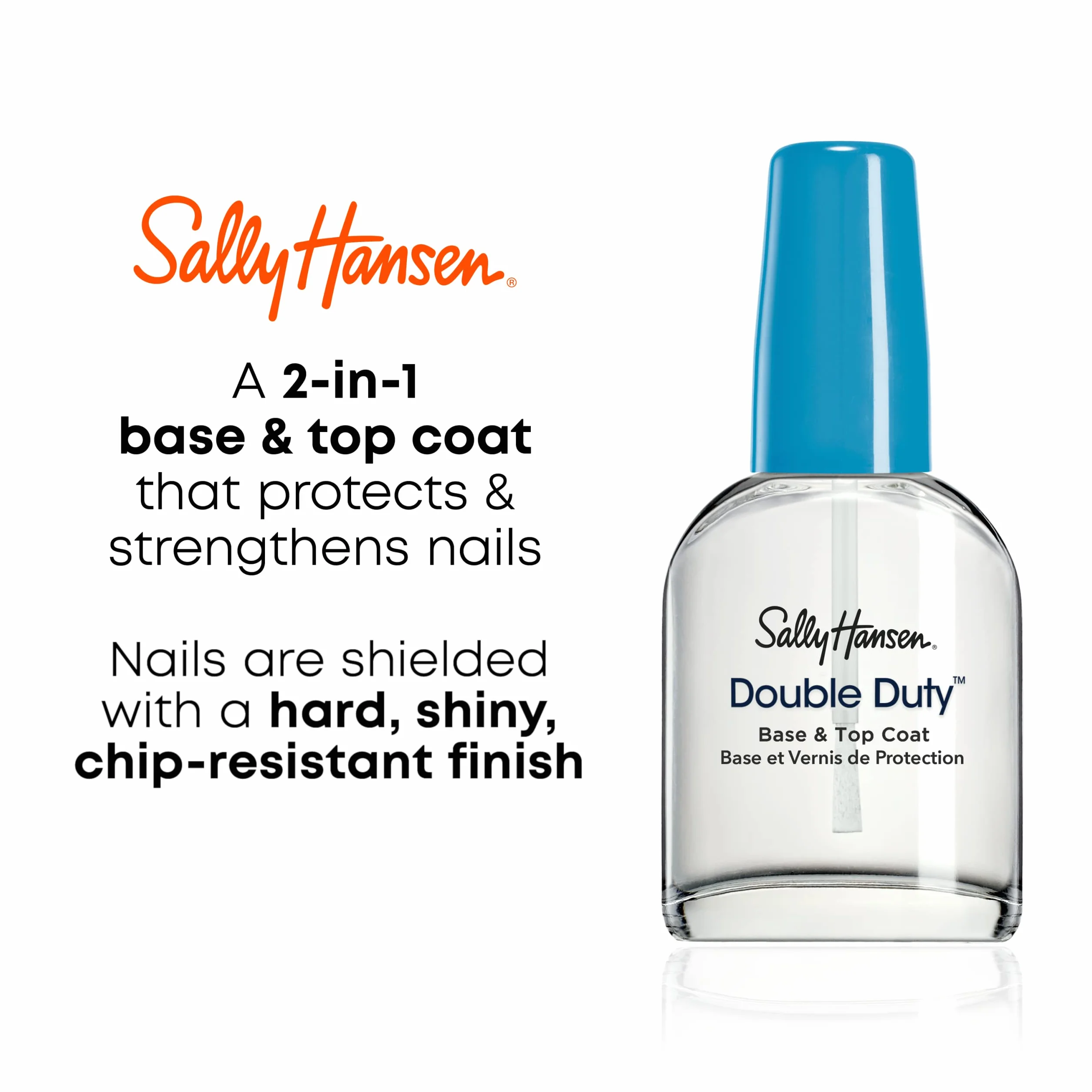 Sally Hansen Double Duty Baza do Paznokci, 13.3 ml