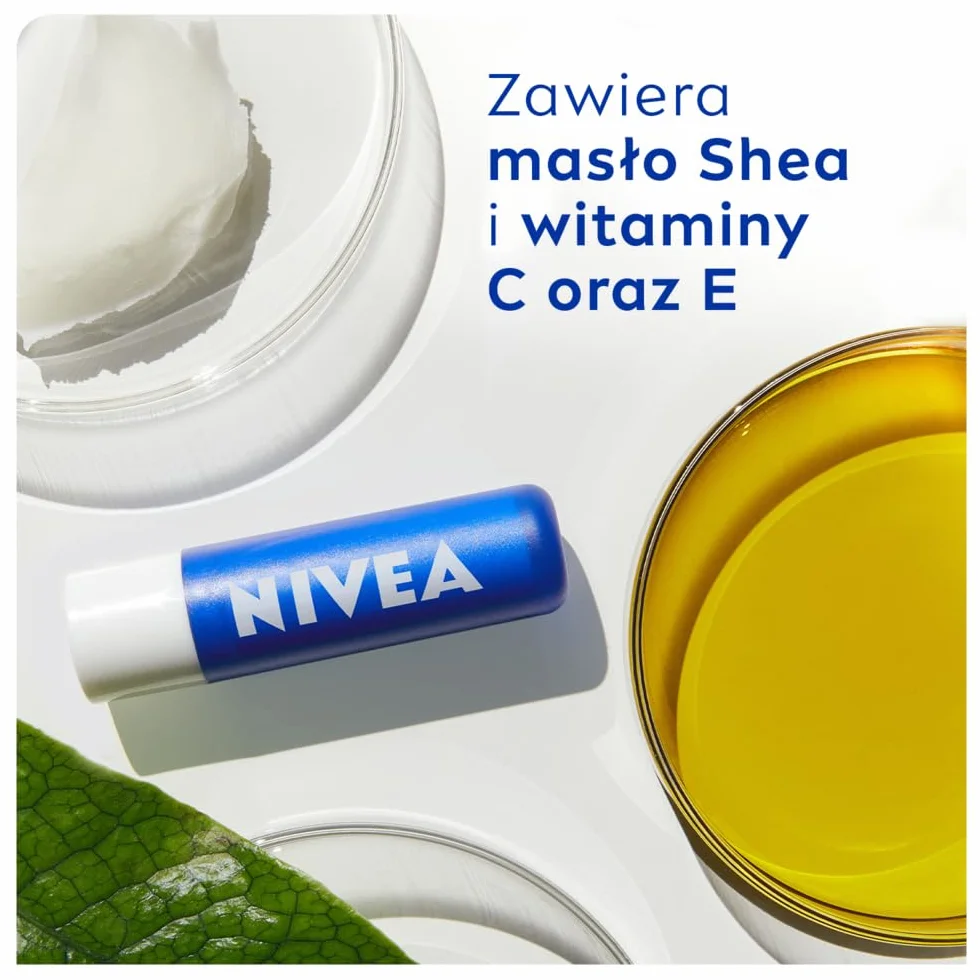NIVEA Original Pielęgnująca pomadka do ust; 4,8 g