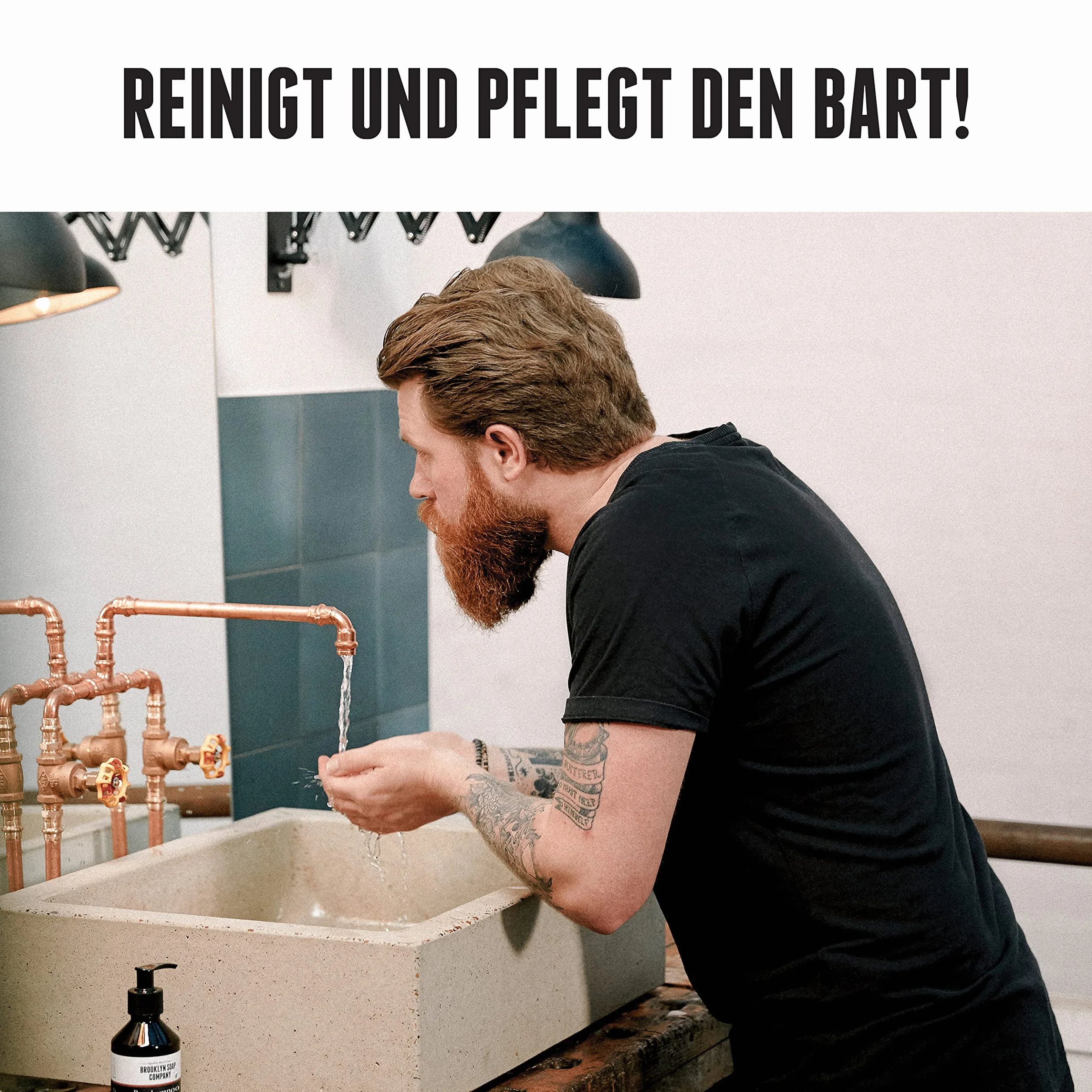 Bartpflege Set - Das Vorteilsset für Männer · Bartshampoo & Bartöl mit Gin Tonic Duft · Brooklyn Soap Company
