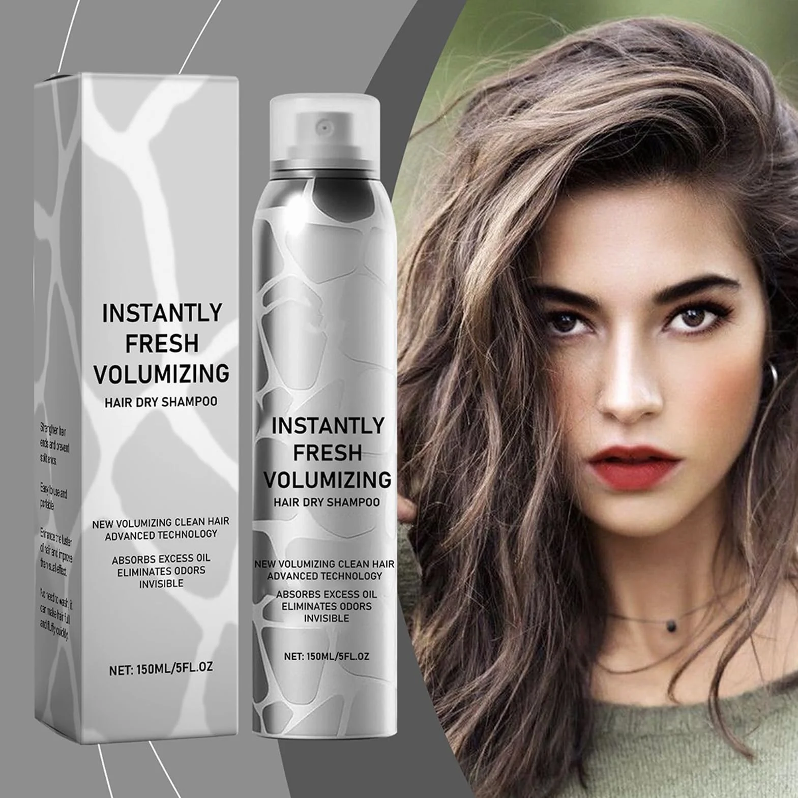 Suchy szampon dla kobiet Instantly Freshes Volumizing Hair Dry Szampon podróżniczy objętość