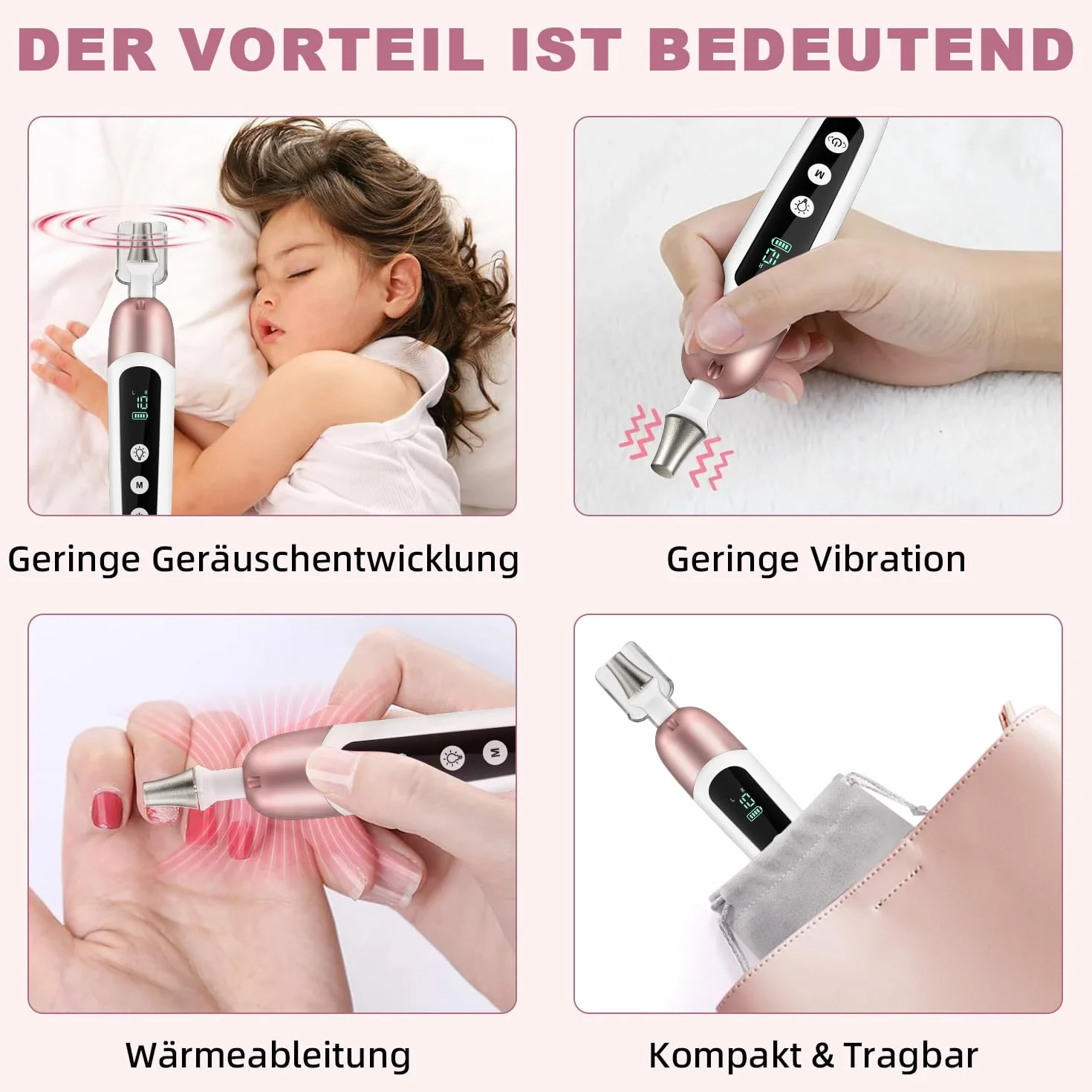 Elektryczne frezarki do paznokci Profesjonalny zestaw do manicure i pedicure 9 wiertła 10 prędkości LCD LED