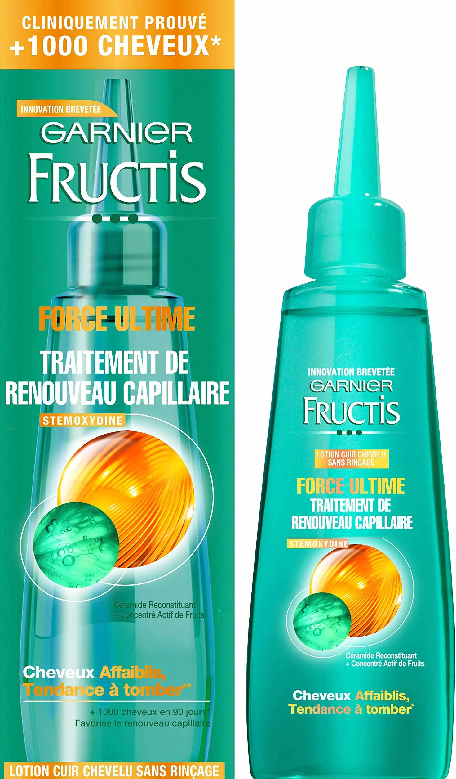 Garnier Fructis Force Ultime serum do włosów zniszczonych 2 sztuki