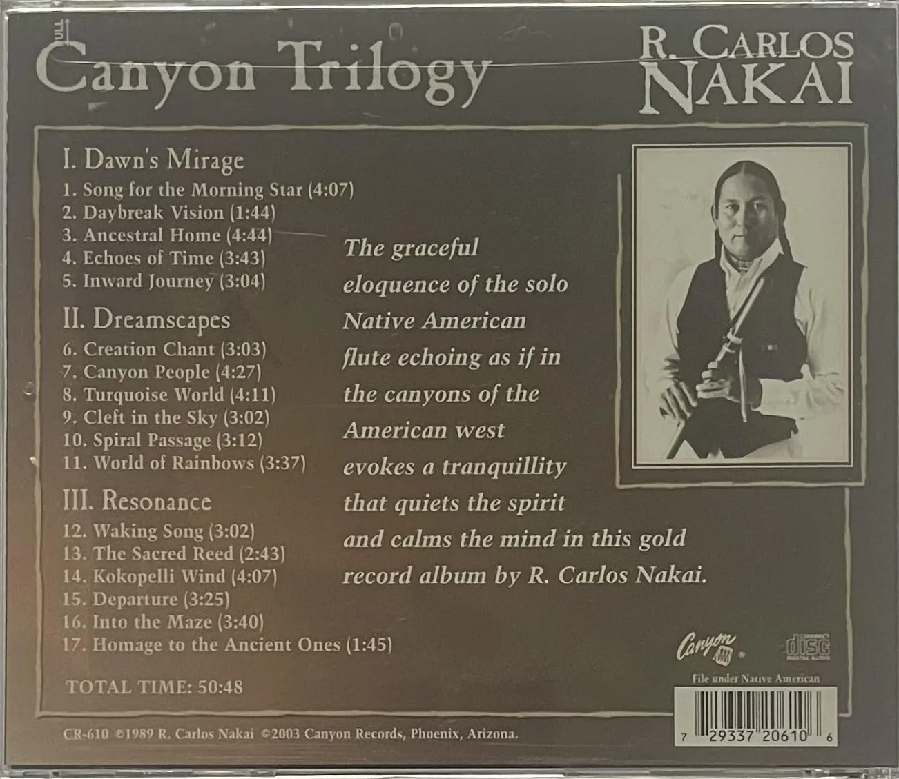 Canyon Trilogy: Native American Flute Music