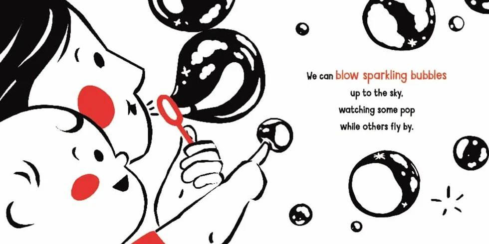 Now That You're Here: A High Contrast Book for Newborns