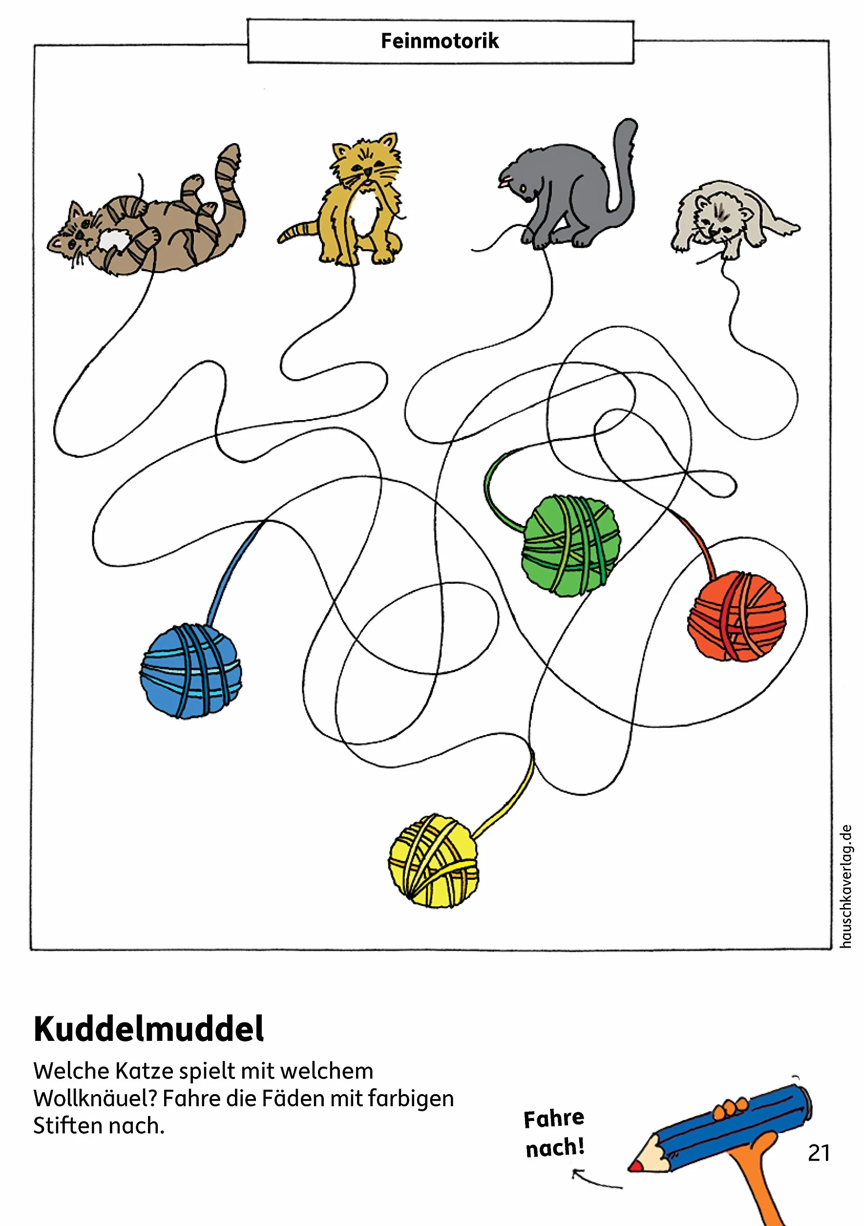 Ubungsmaterial fur kindergarten und vorschule - t622 - kindergartenblock - verbinden, vergleichen, f: A5-Block: 622