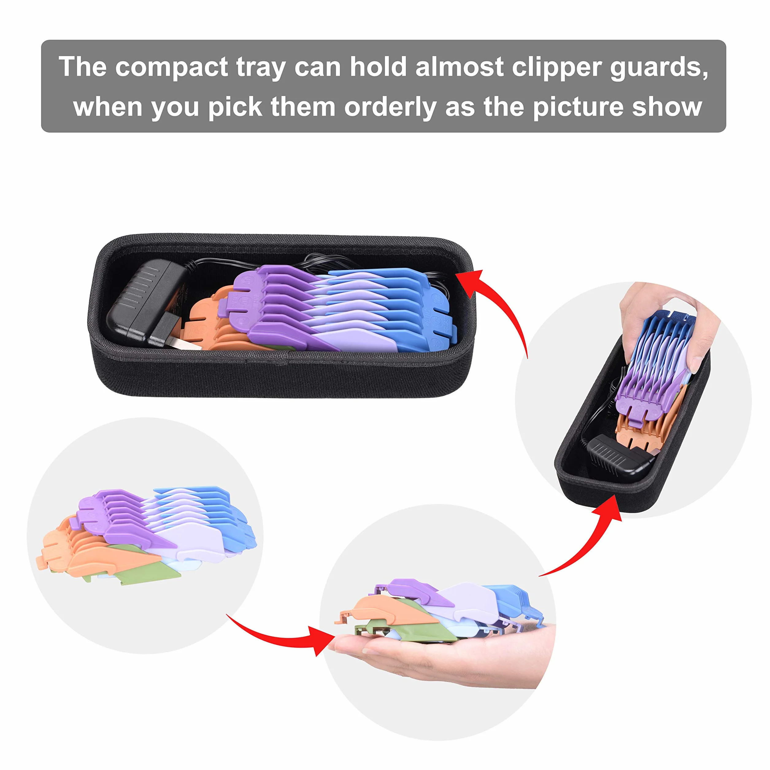 RLSOCO Etui do Wahl Clipper Color Pro Sznurek do strzyżenia włosów
